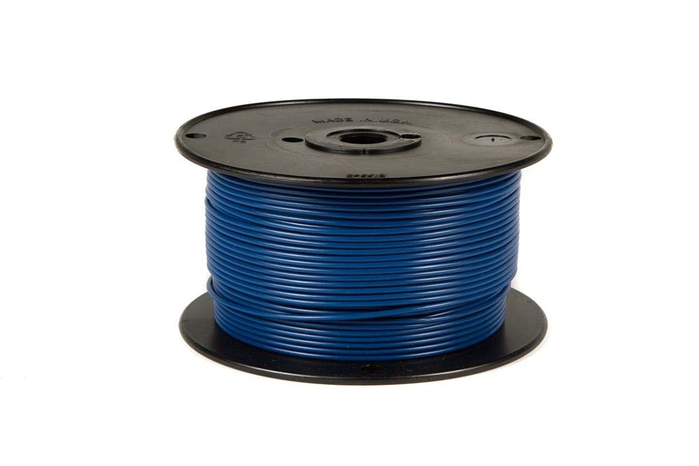 WirthCo 80020 Plastic Primary Wire Single Conductor - 16 Gauge, 500', Blue