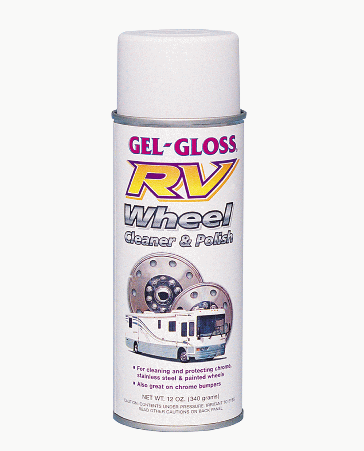GEL GLOSS | WC-12 | RV Wheel Cleaner And Polish 12 Oz. Aerosol