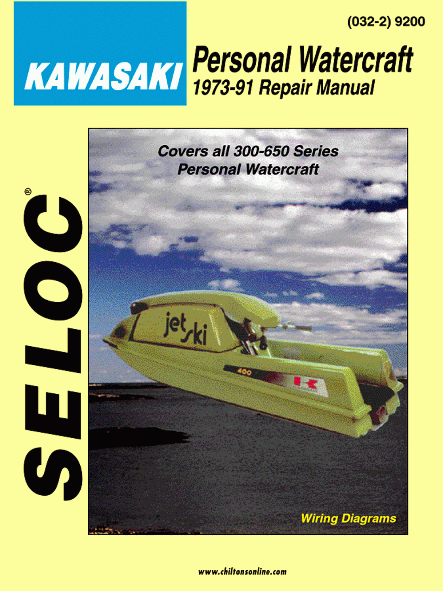 SELOC PUBLISHING | 18-09200 | REPAIR MANUAL Kawasaki Personal Watercraft 1973-91