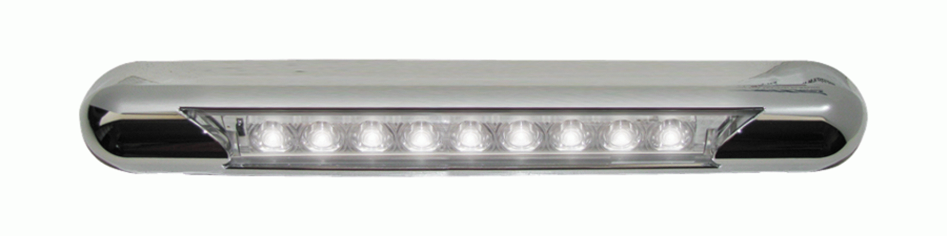 Optronics | ILL70CBAWNFS | White LED Awning Light Chrome Snap On Bezel 11 Inch