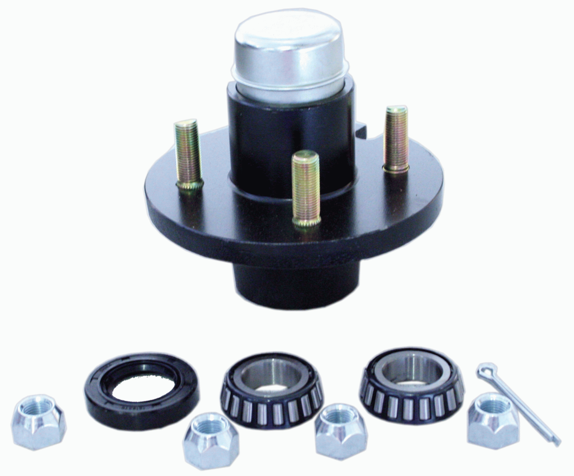DEXTER MARINE PRODUCTS OF GEORGIA LC | 81062 | 1" SPINDLE 440 1250 LB. CAPACITY - 4 LUG HUB BOXED COMPLETE