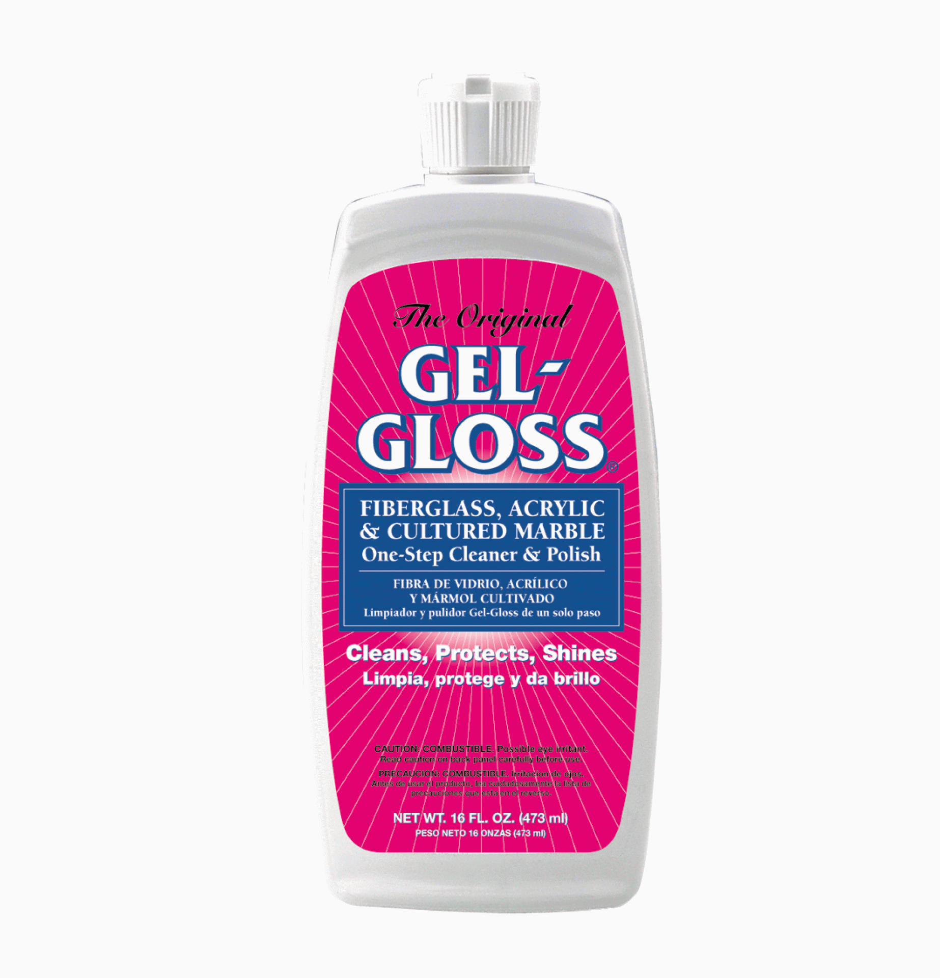 GEL GLOSS | GG-16 | Gel-Gloss Cleaner And Polish 16 Oz.