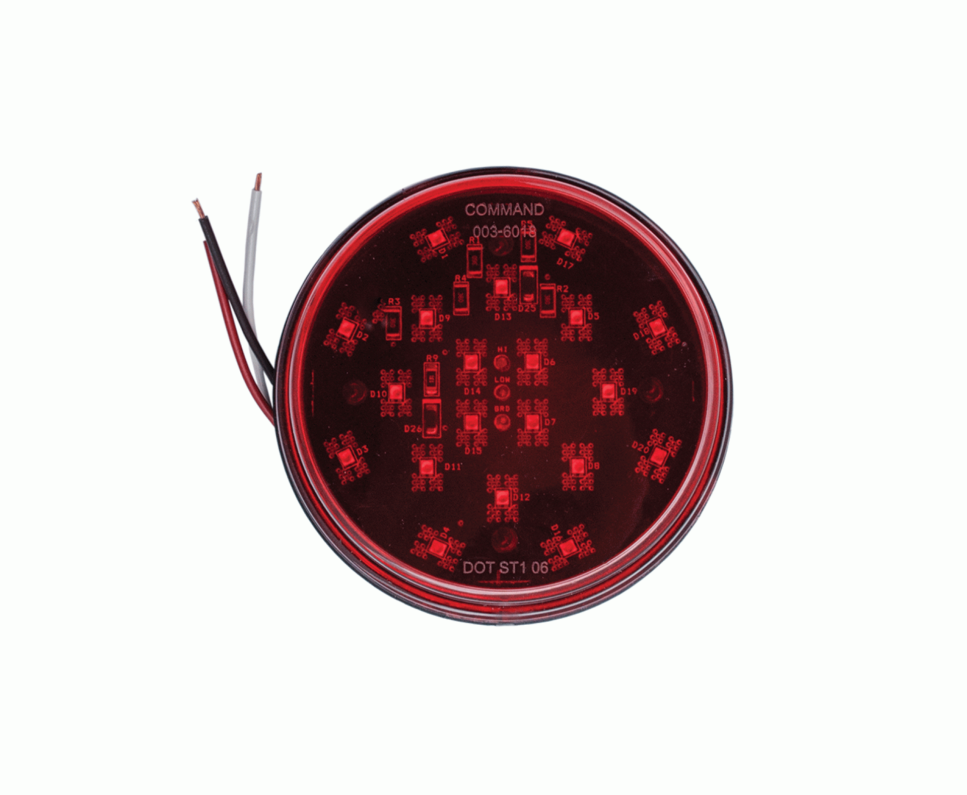 FASTENERS UNLIMITED | 003-5520R | LED TAIL LIGHT - RED SEALED