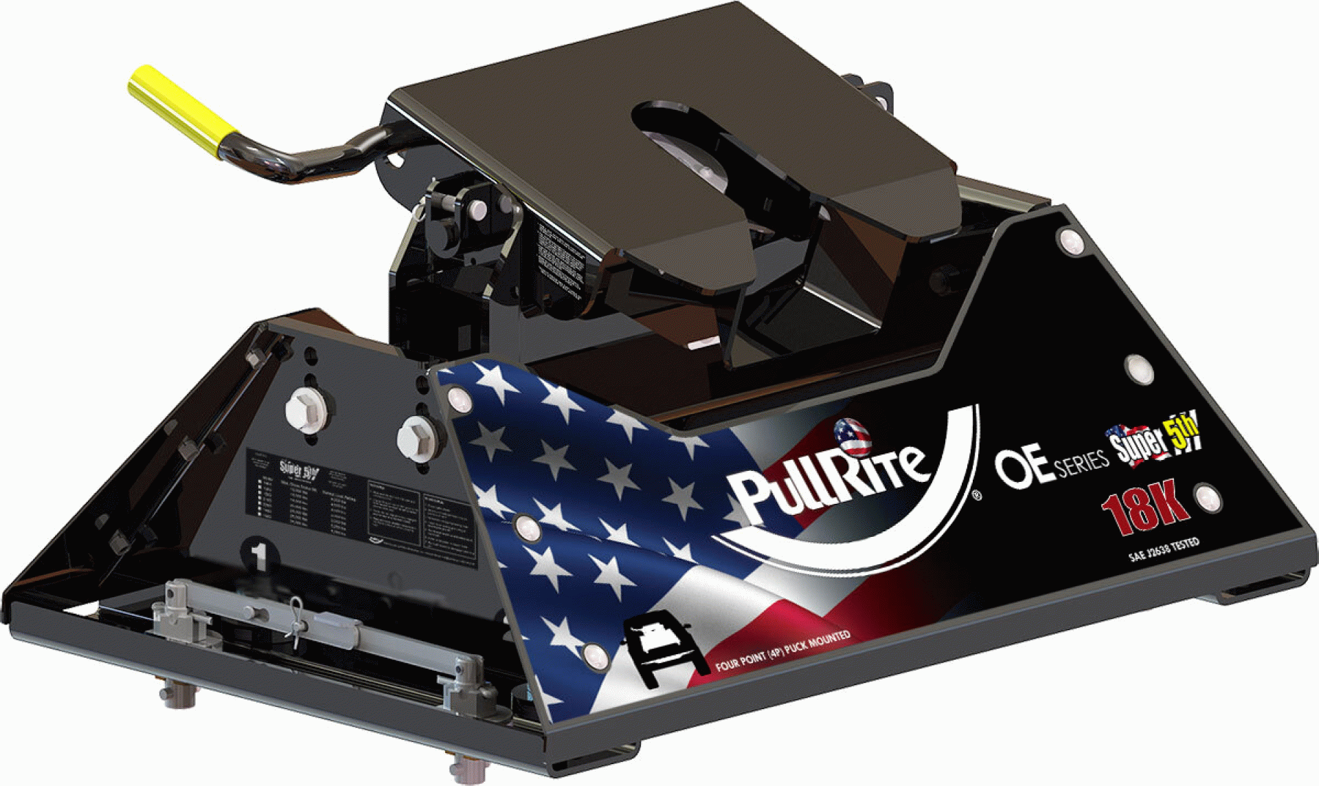 Pull Rite | 1300 | Fifth Wheel Hitch - 18K Super 5th OE Puck for Ford Trucks