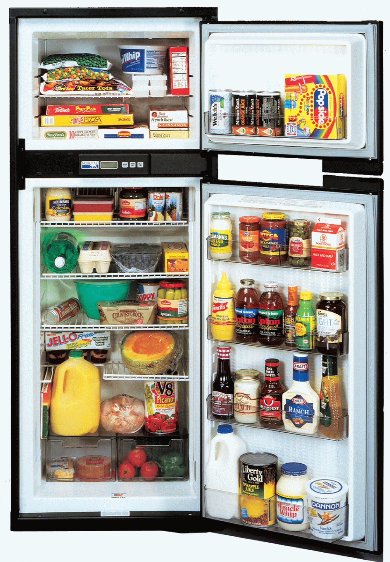 NORCOLD DIVISION | NXA841IMR | 800 SERIES REFRIGERATOR 2 WAY - 59-7/8" X 23-1/2" X 24" - 7.5 CU FT - w/ ICE MAKER MODEL N841IM