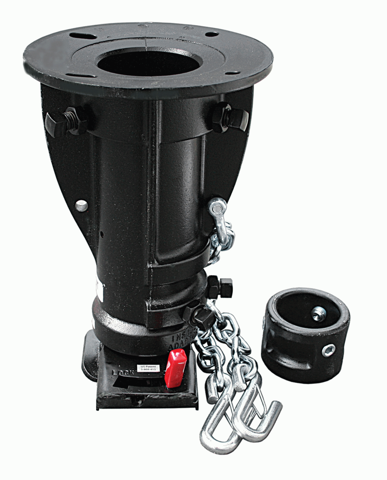 CONVERT-A-BALL DIST.CO. | C5G1216 | ADJUSTABLE 12" TO 16" 5TH WHEEL TO GOOSENECK ADAPTER