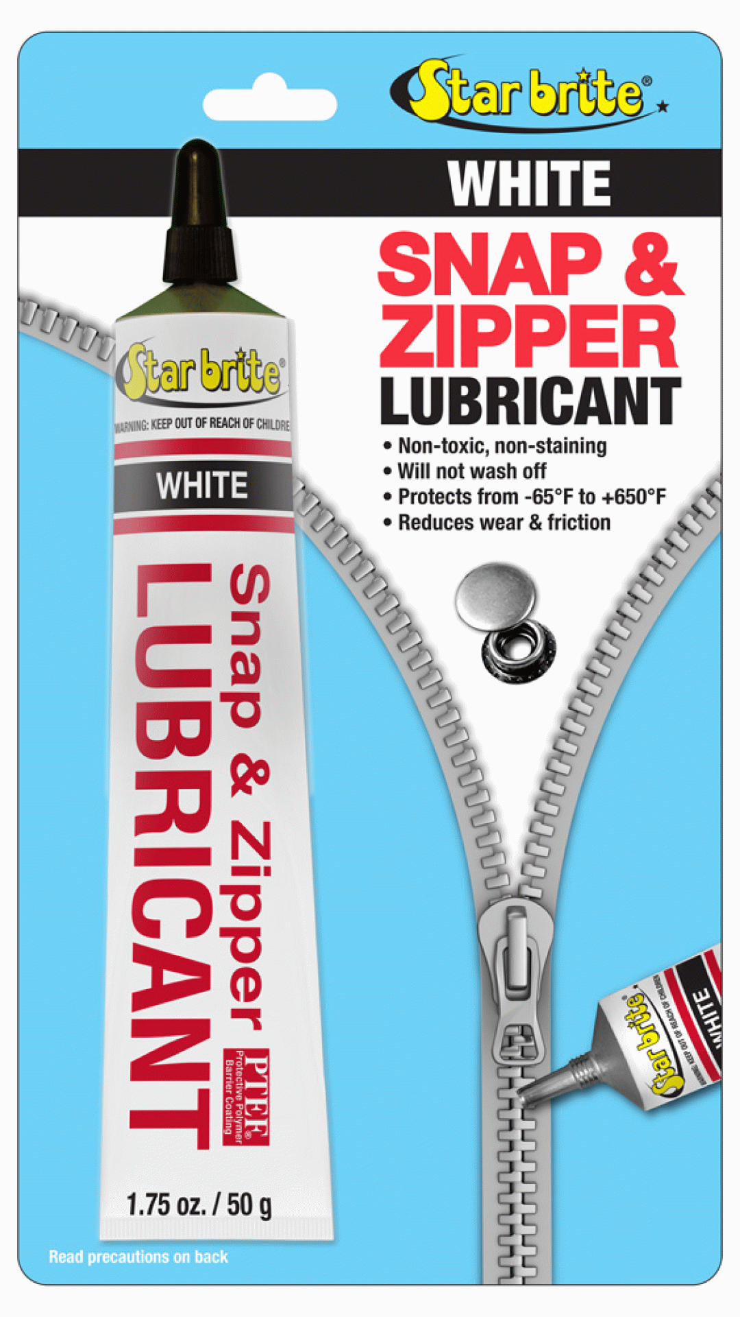 STAR BRITE DISTRIBUTING | 089102 | Snap and Zipper Lubricant 1.75 Oz.