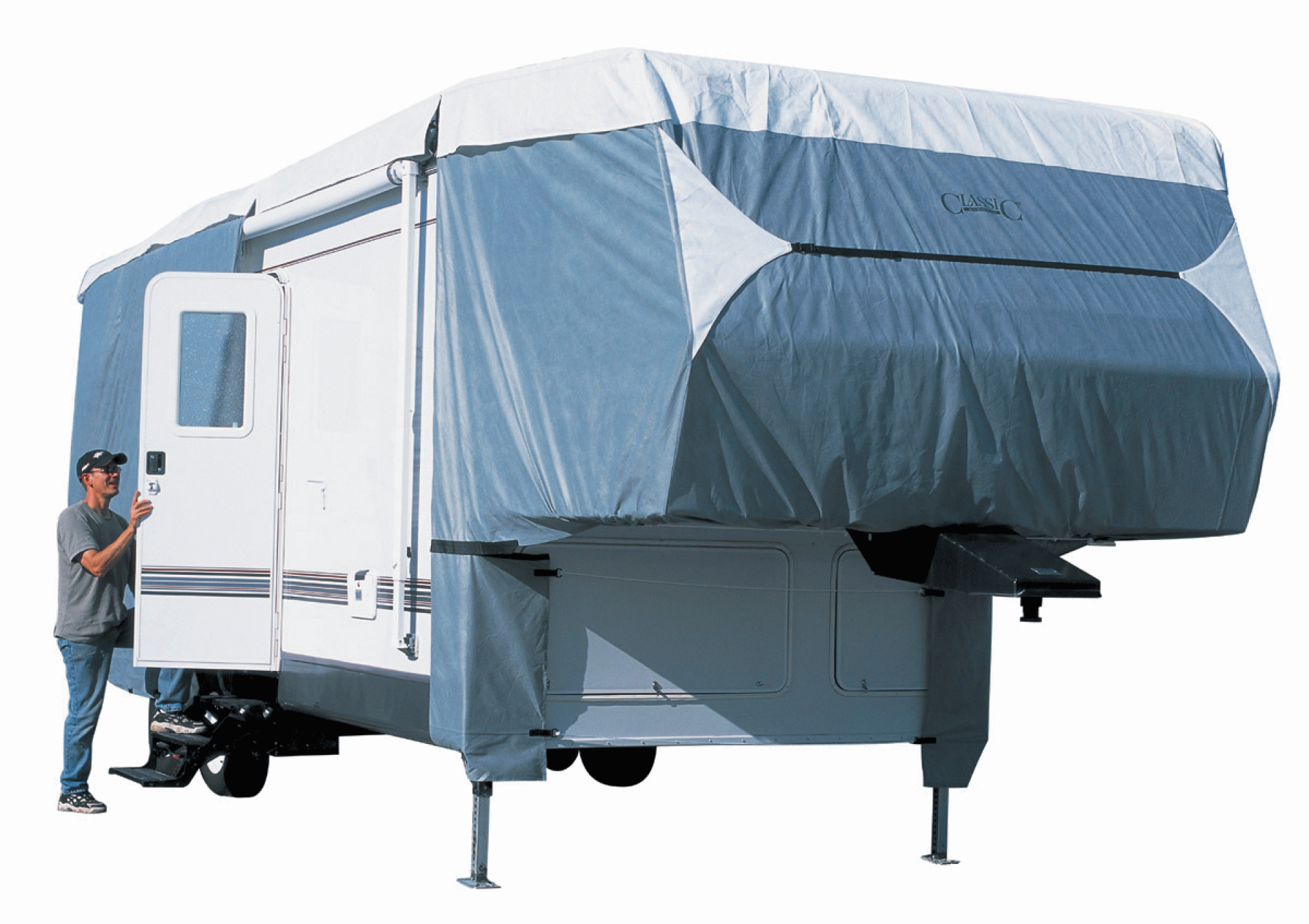 CLASSIC ACCESSORIES | 75963 | FIFTH WHEEL COVER POLY PRO 3 EXTRA TALL 33' 1" TO 37'