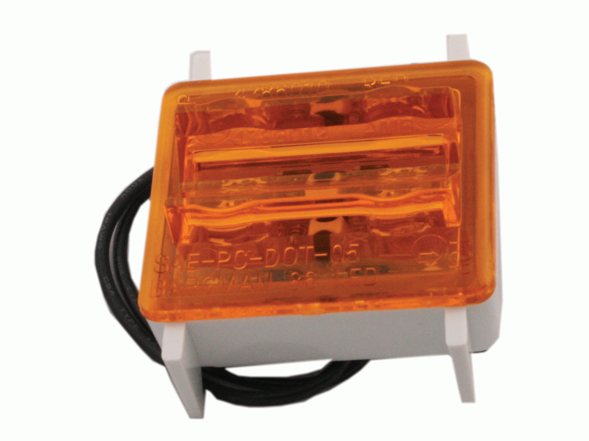 BARGMAN | 47-86-412 | LED TAIL LIGHT WRAP AROUND CLEARANCE MODULE - AMBER