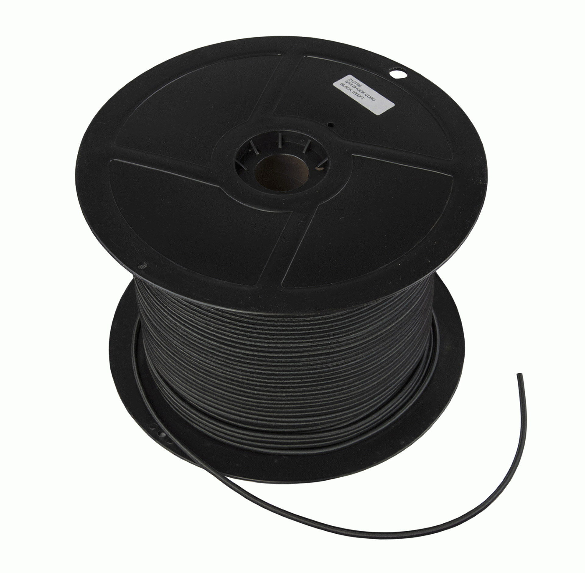 AAmstrand Ropes & Twines Inc. | 21213 | SHOCK CORD 3/16" X 1000" BLACK