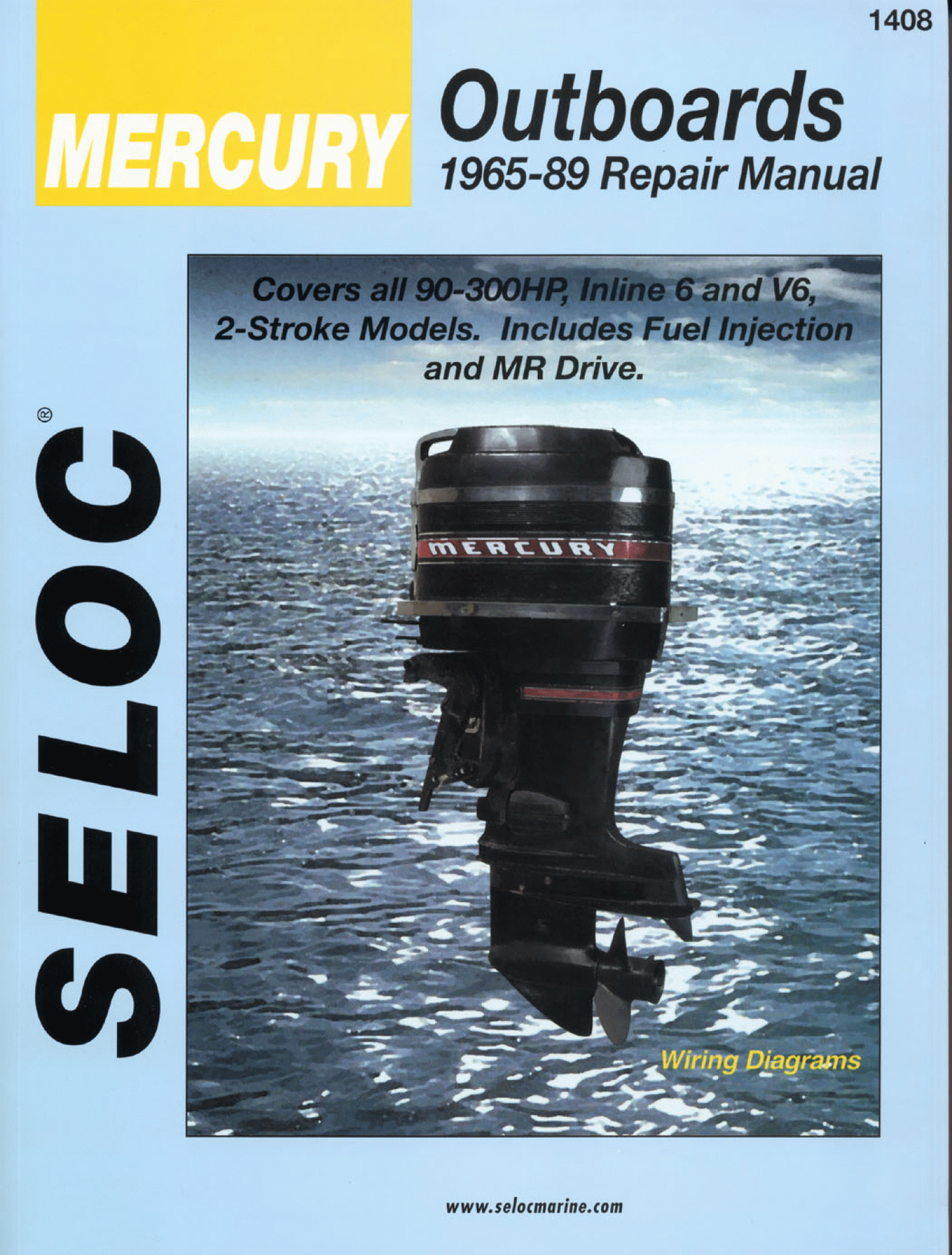 SELOC PUBLISHING | 18-01408 | REPAIR MANUAL Mercury Outboards 6 Cyl 1965-89