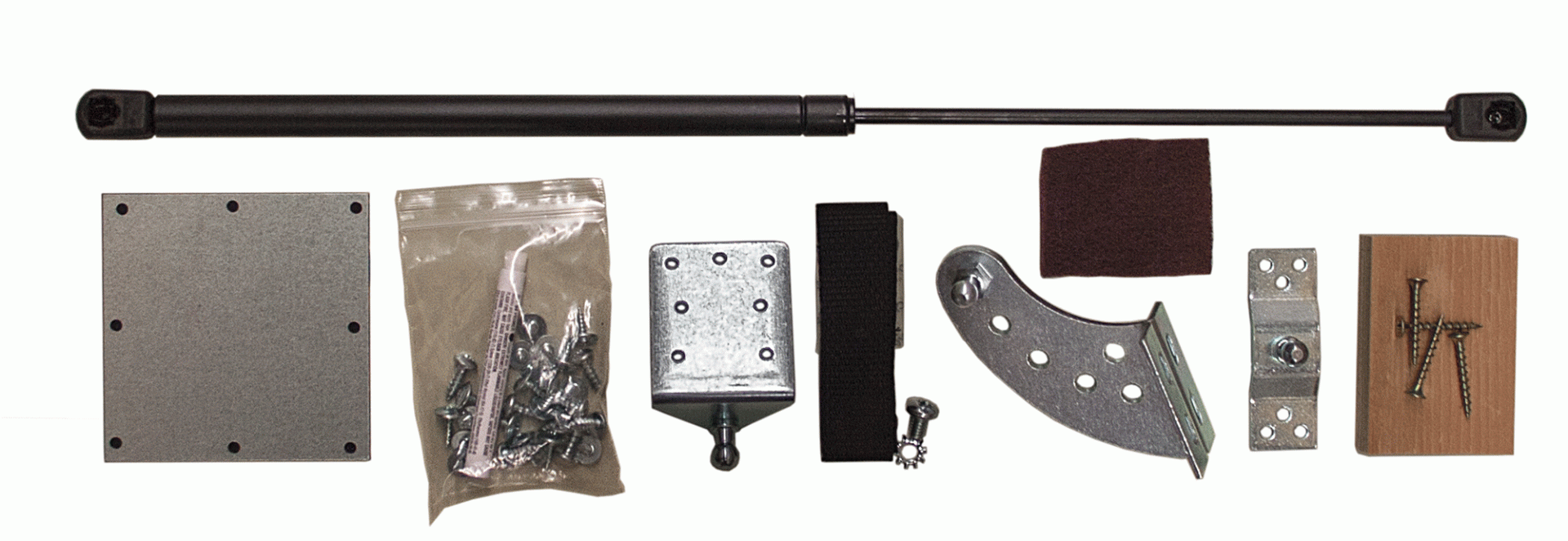 Hatchlift Products LLC | HLK-STD | Hydraulic Gas Spring Kit Standard for RV Doors 21" To 26" Tall