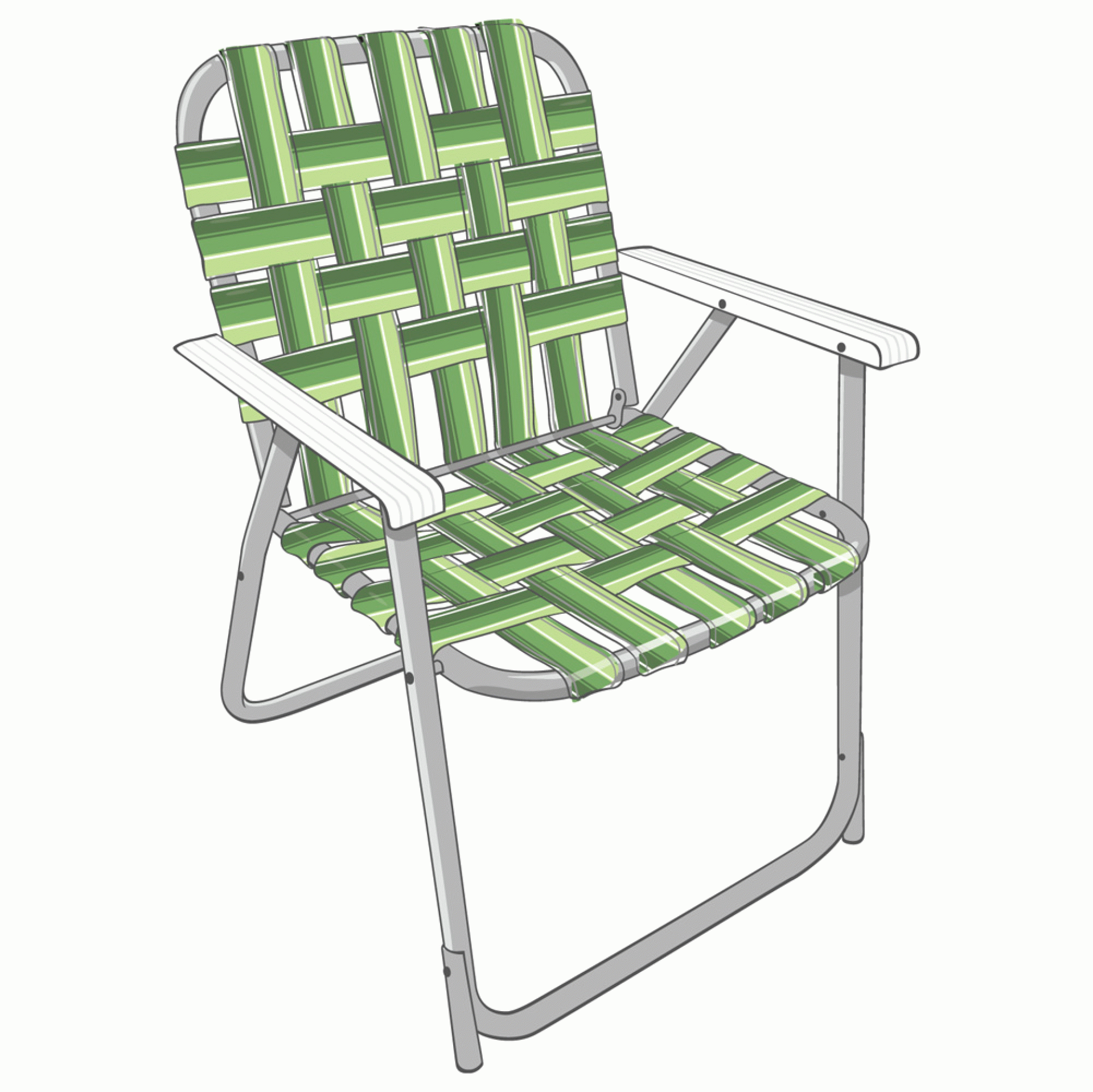 KUMA OUTDOOR GEAR | 830-KM-BTC-GL | Leo Backtrack Chair - Green/Lime
