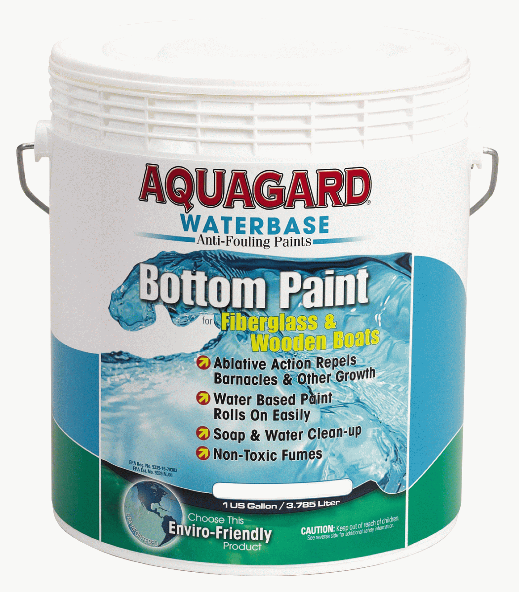 FLEXDEL CORPORATION | 10102 | WATERBASED ANTIFOULING BOTTOM PAINT GALLON - RED