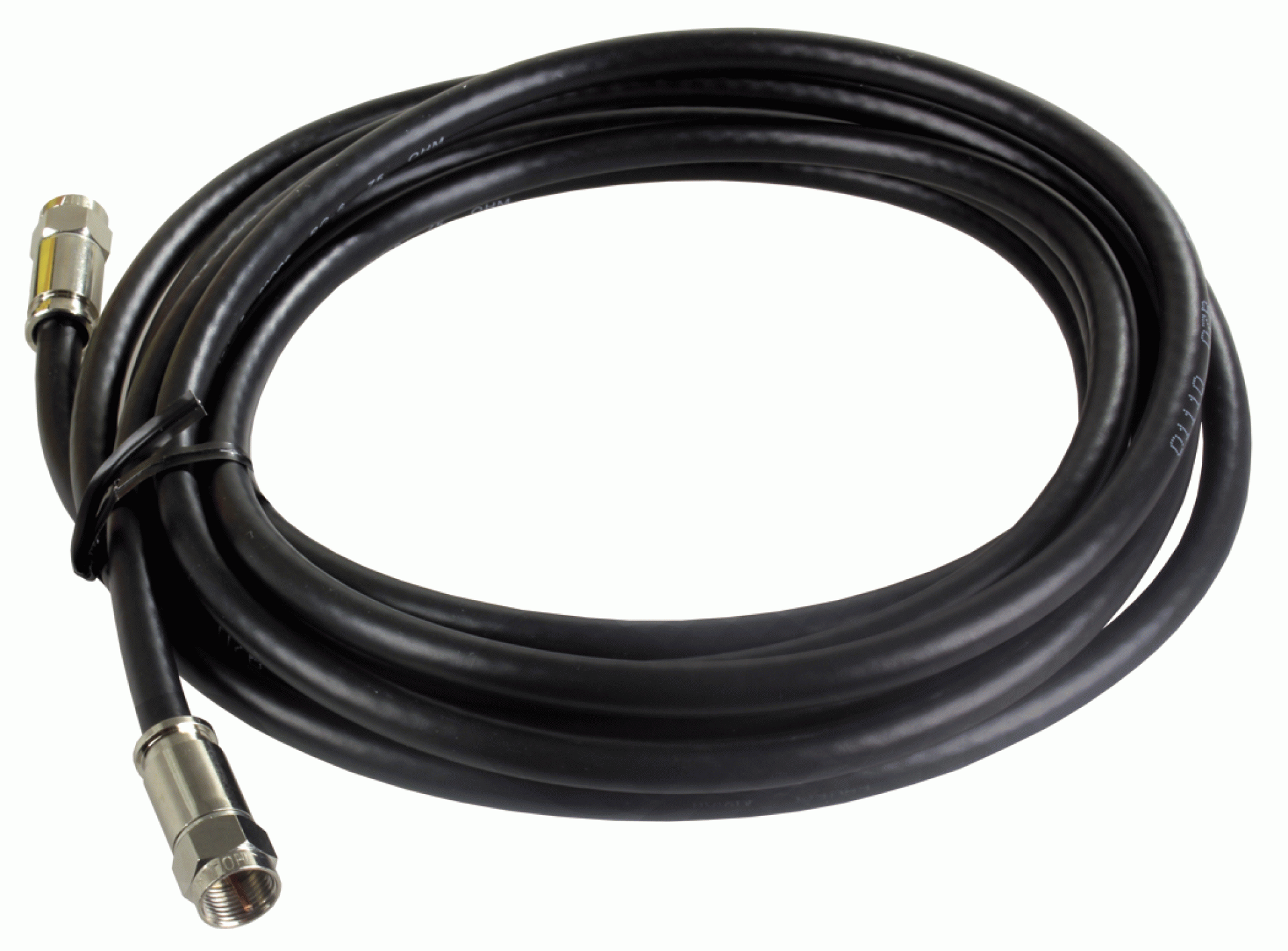 J R PRODUCTS | 47965 | 12' RG6 Coax w/ Compression Ends