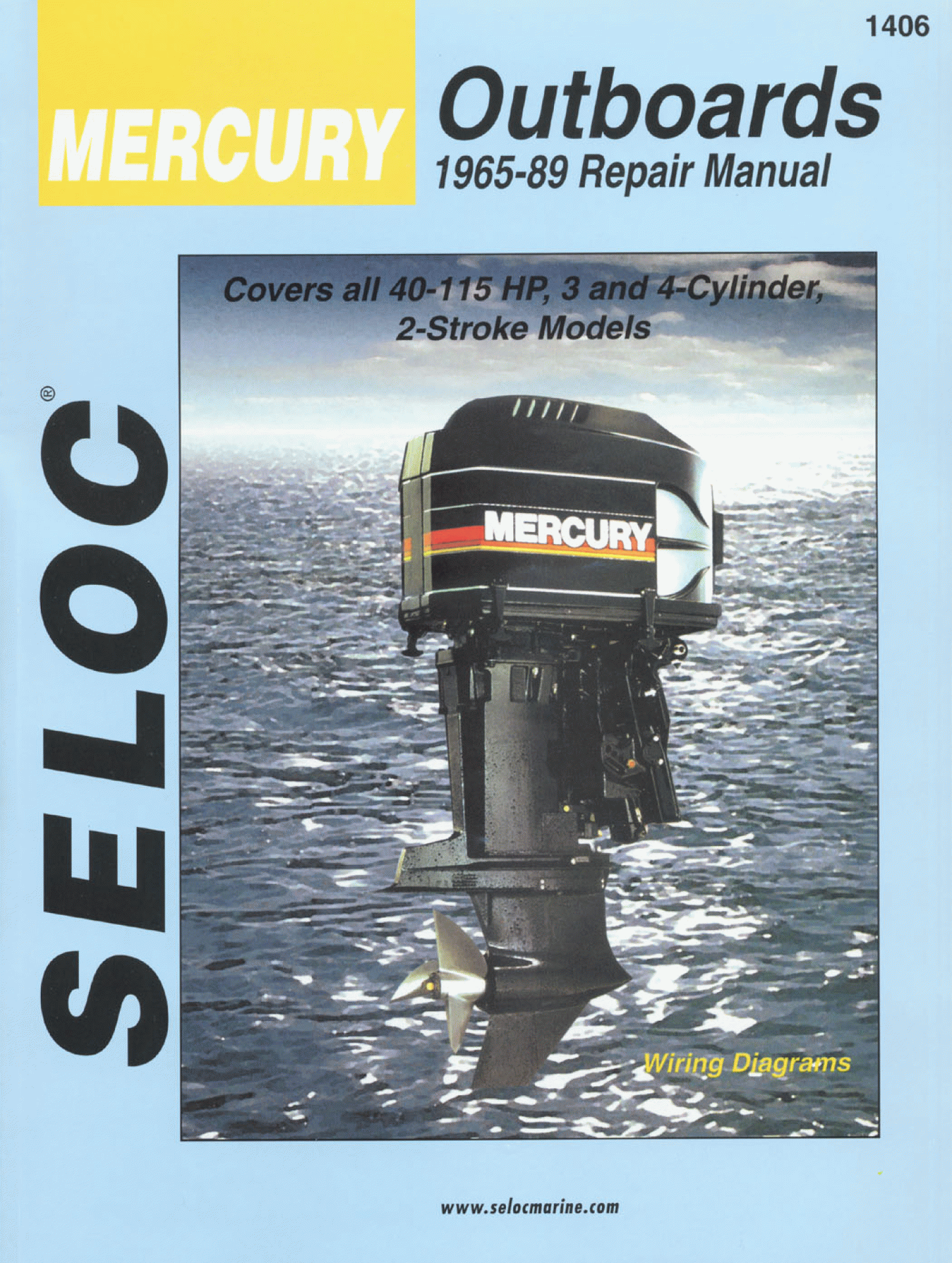 SELOC PUBLISHING | 18-01406 | REPAIR MANUAL Mercury Outboards 3-4 Cyl 1965-89