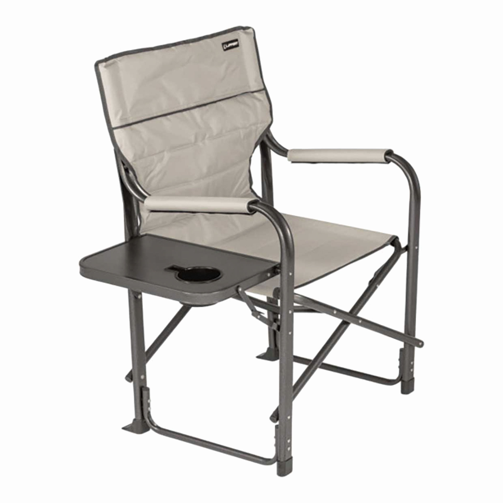 Lippert Components | 2021123282 | Scout Director Chair with Side Table - Sand