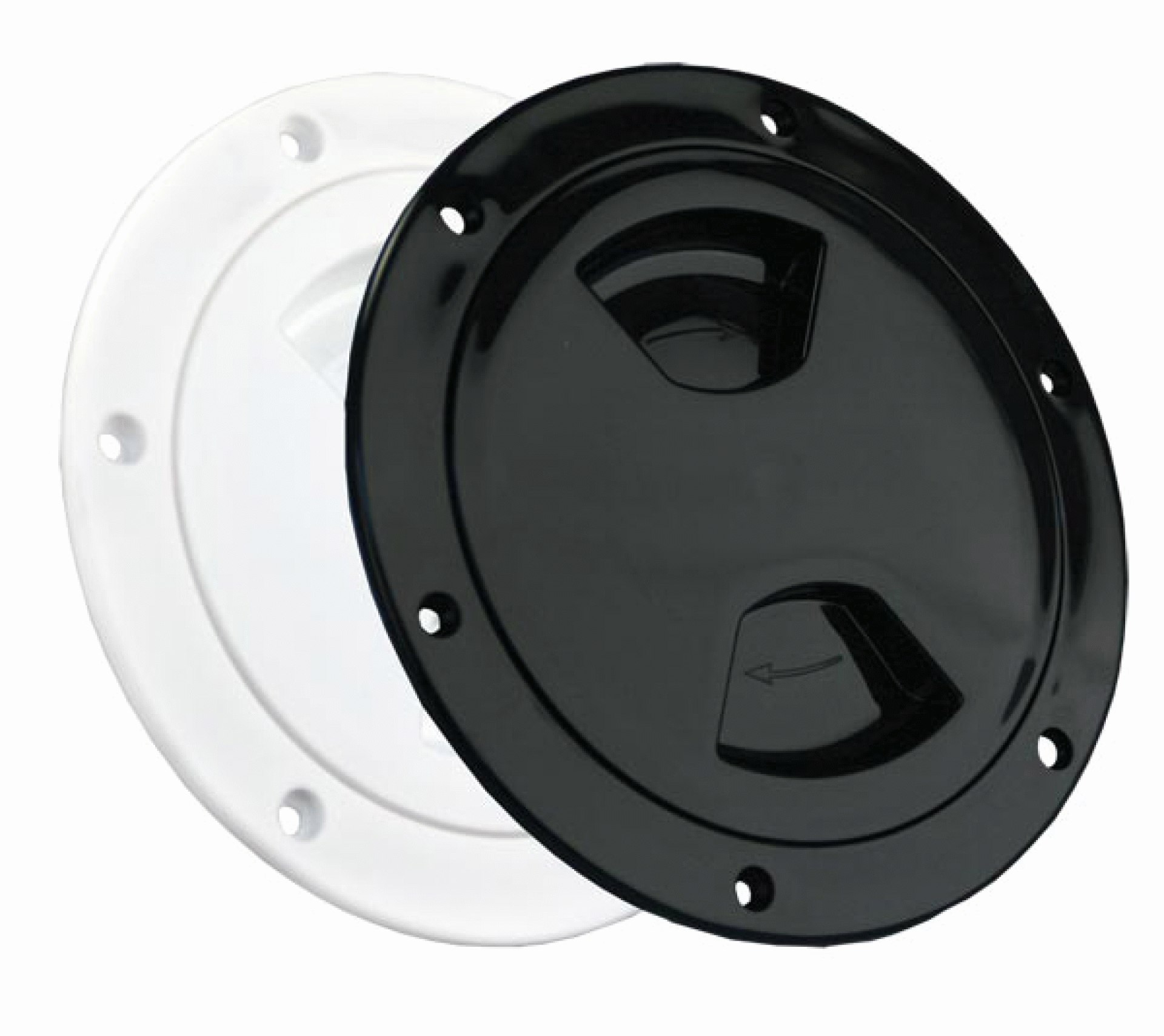 J R PRODUCTS | 31005 | ACCESS/DECK PLATE 4" - WHITE