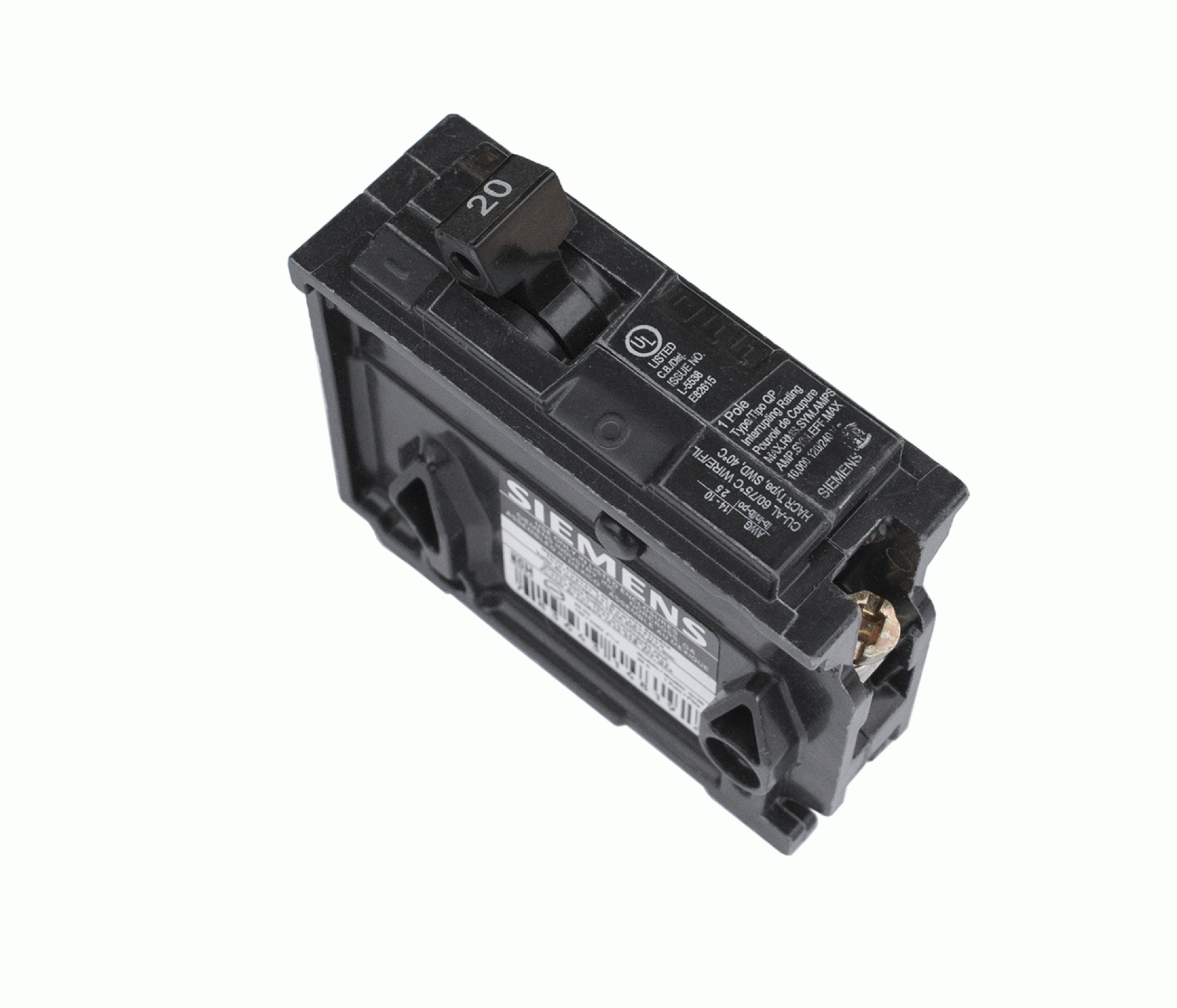 PARALLAX POWER SUPPLY | ITEQ120 | Circuit Breaker-1 Pole-20 AMP
