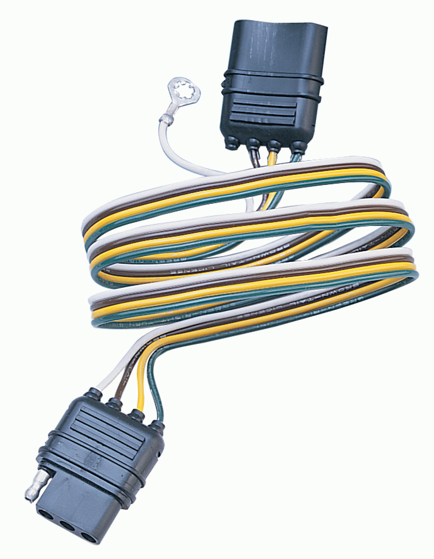 HOPKINS MFG CORP | 47105 | CONNECTOR HARNESS 4 WIRE FLAT HARNESS WITH RING TERMINAL