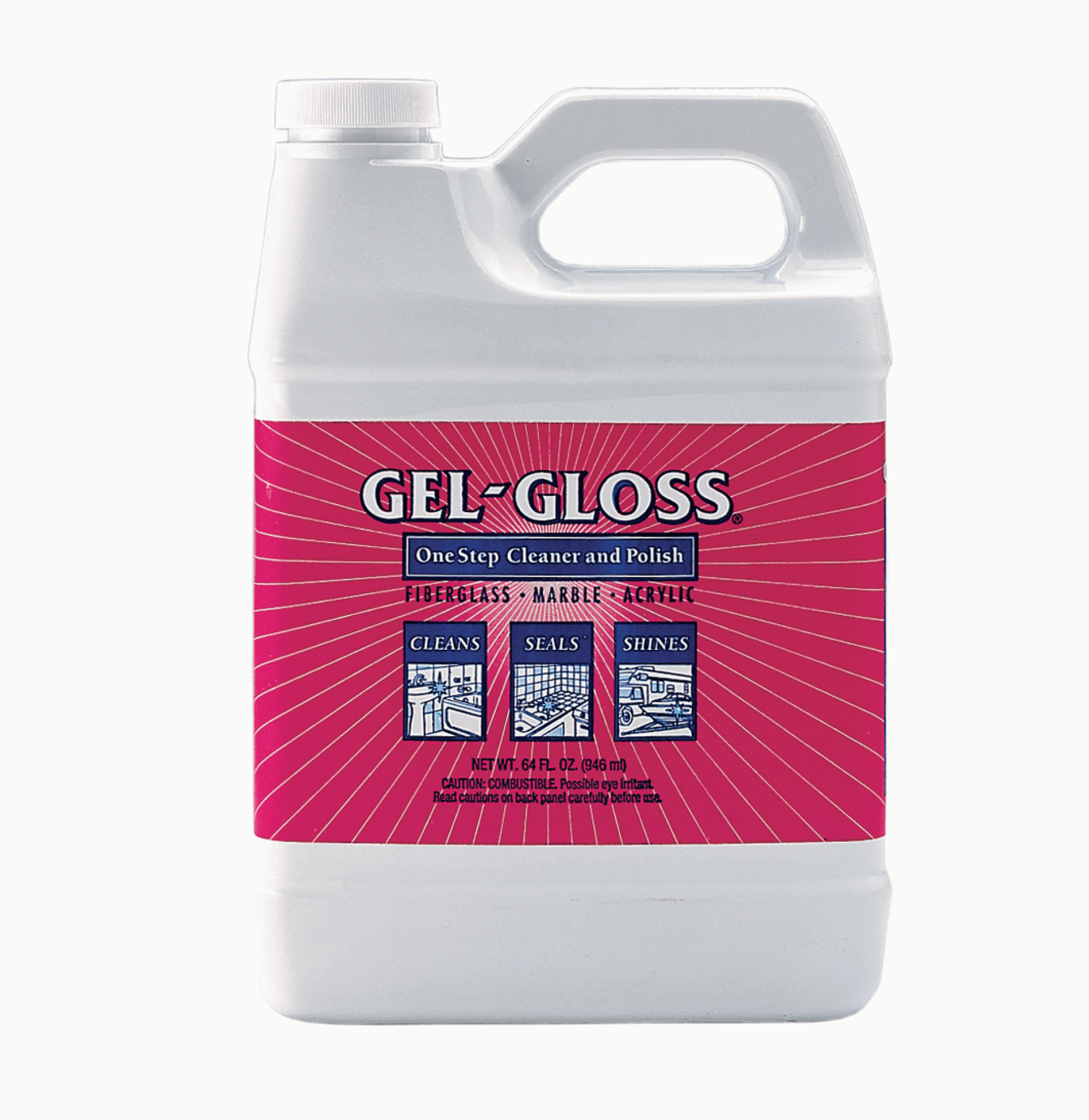 GEL GLOSS | GG-64 | Gel-Gloss Cleaner And Polish 64 Oz.