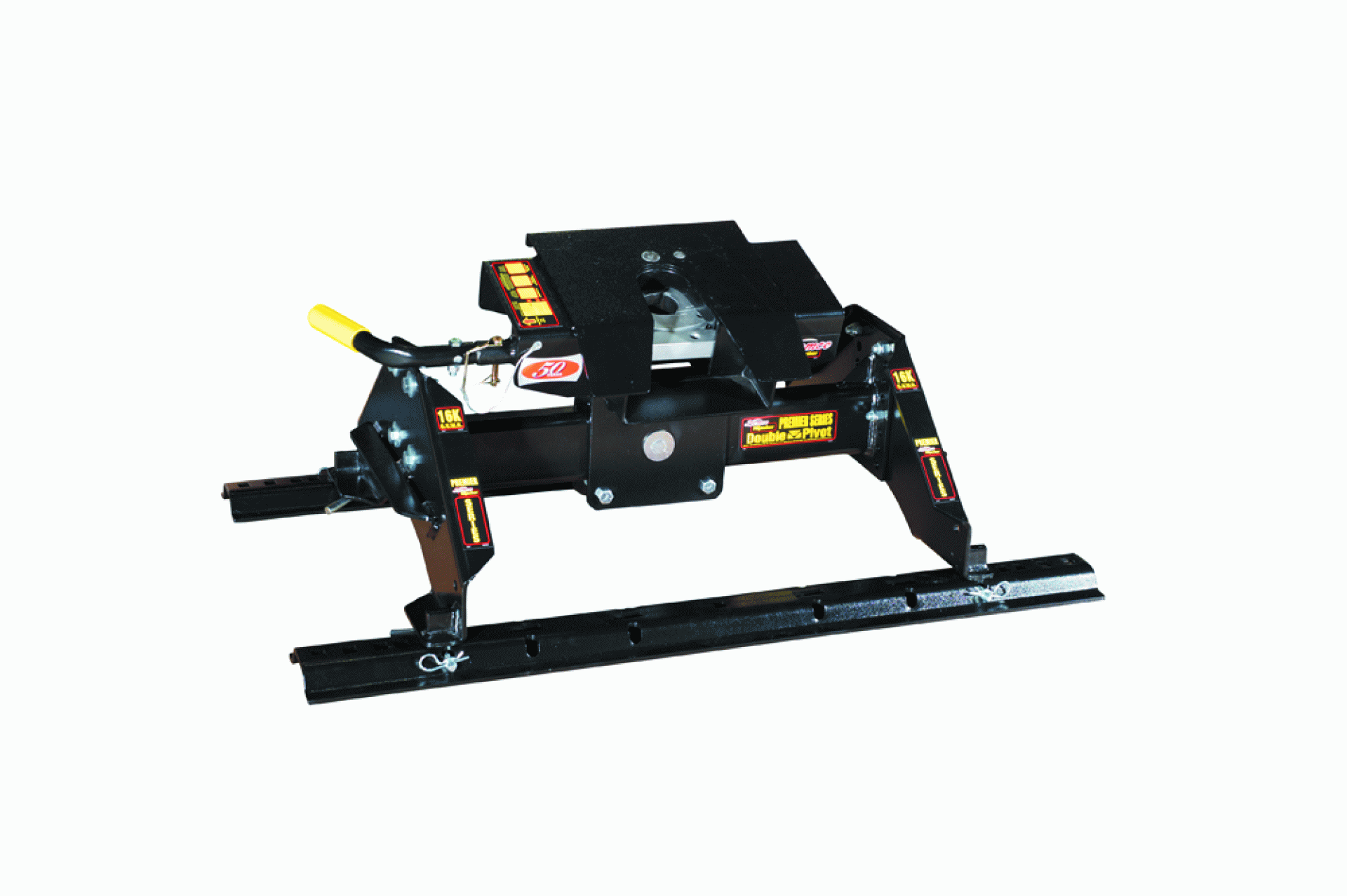 DEMCO TOWING PRODUCTS | 8550025 | HiJacker 16K Stationary 5th Wheel Hitch Industry Standard Rails (Rails Included)