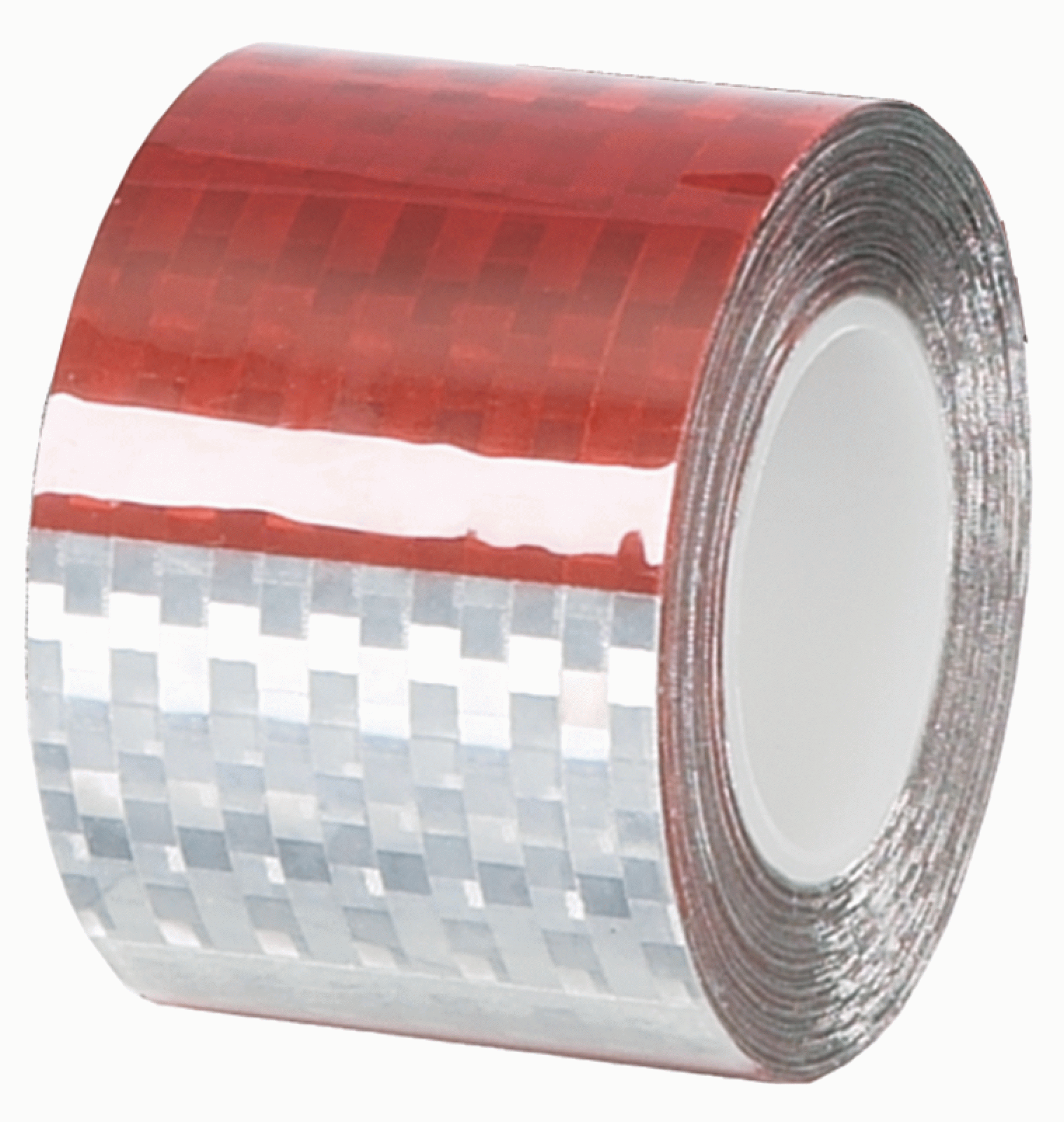 TOP TAPE / INCOM | RE800 | TAPE HIGHLY REFLECTOR - RED/ SILVER