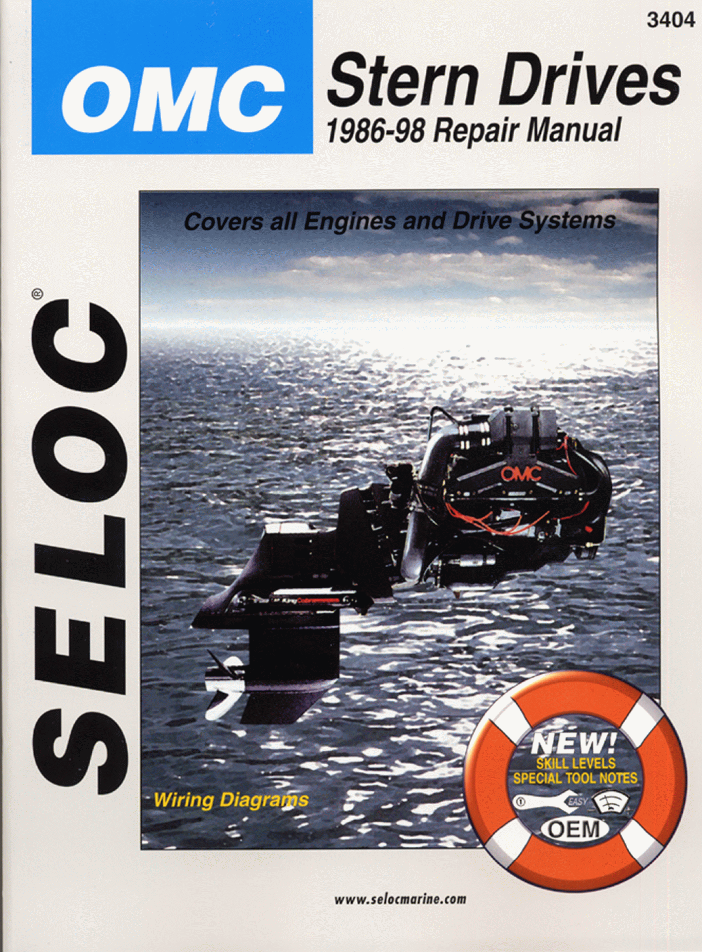 SELOC PUBLISHING | 18-03404 | Repair Manual OMC Cobra Stern Drive 1986-98