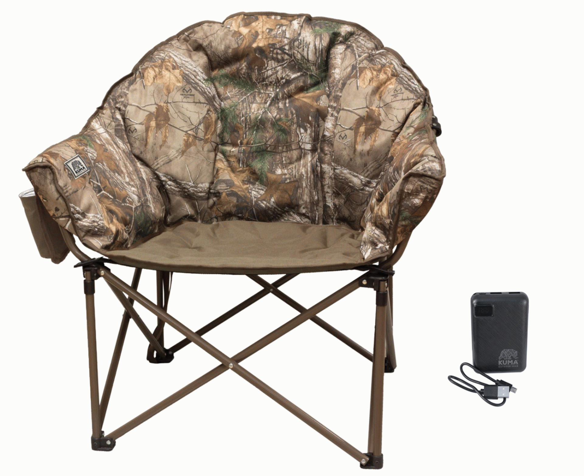 KUMA OUTDOOR GEAR | RT846-KM-LBHCH-MB | Lazy Bear Heated Chair Real Tree