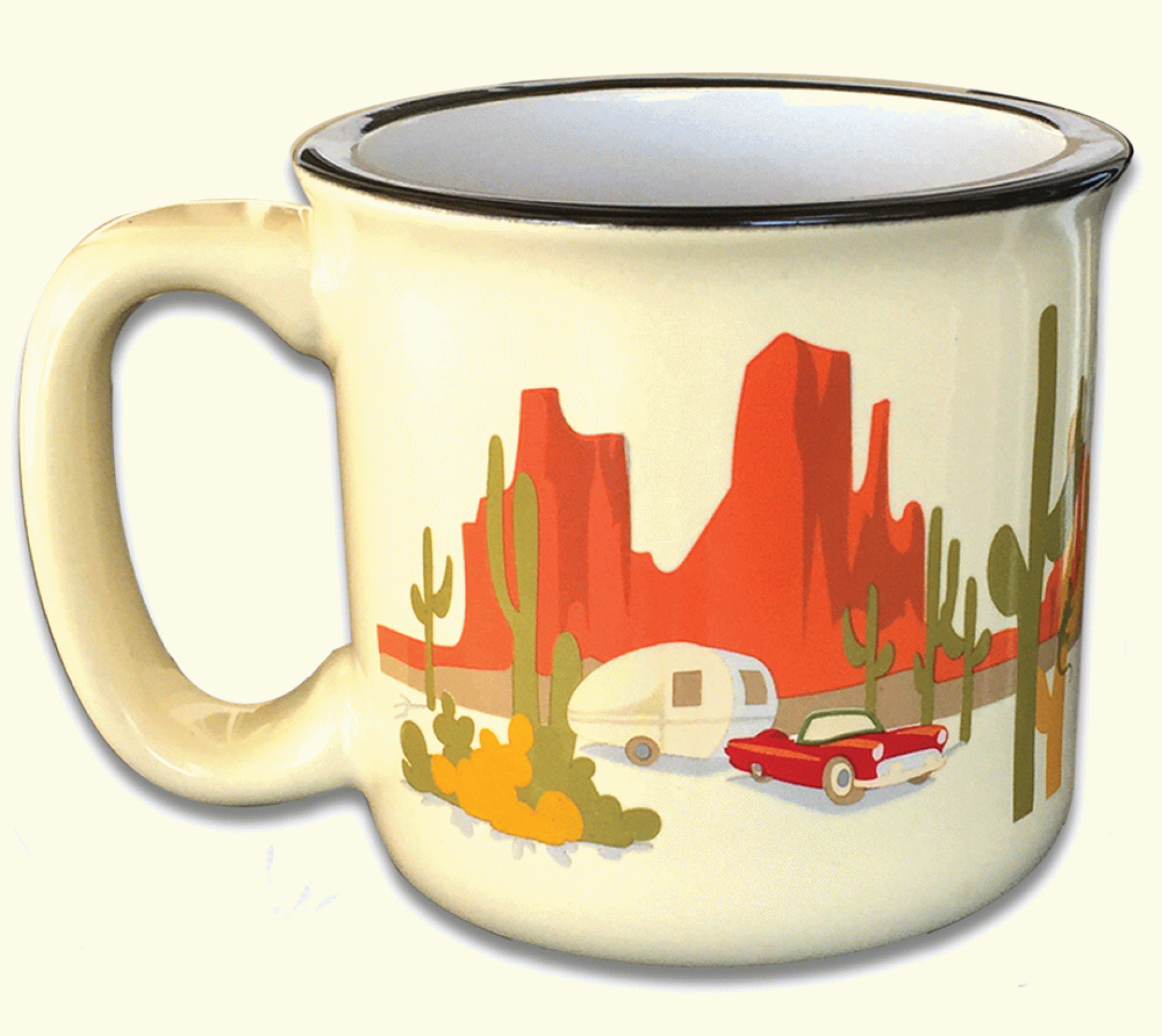 Camp Casual | CC-004Y | Ceramic Mug - Desert Dreamin' 15 Oz.