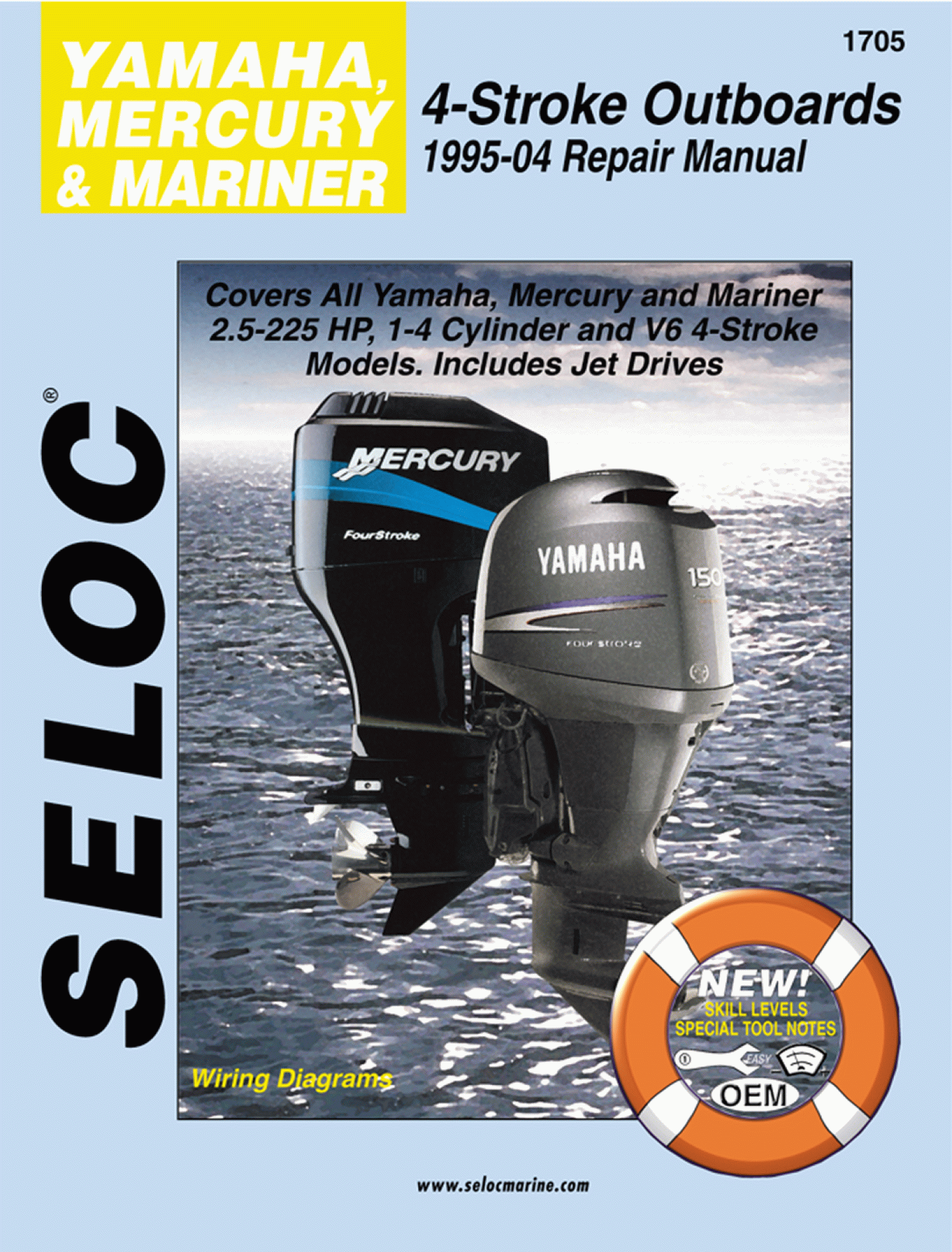 SELOC PUBLISHING | 18-01705 | REPAIR MANUAL Yamaha Outboards All Engines 1995-04