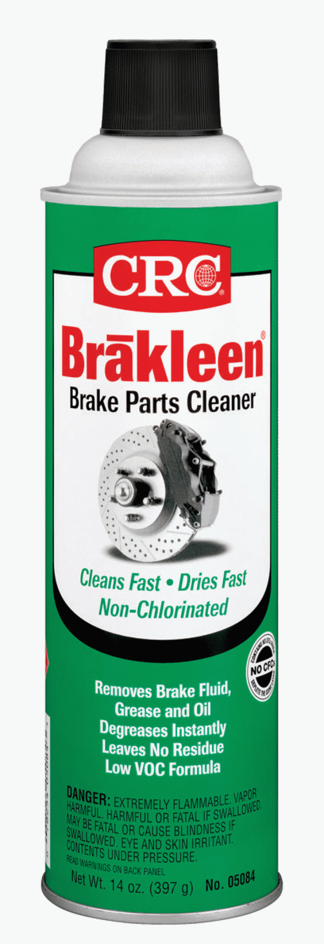 CRC CHEMICALS USA | 05084 | Brakleen Brake Parts CLEANER 14 Oz.