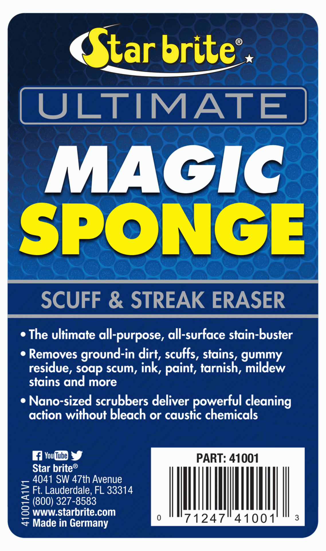 STAR BRITE DISTRIBUTING | 041018 | Ultimate Magic Sponge