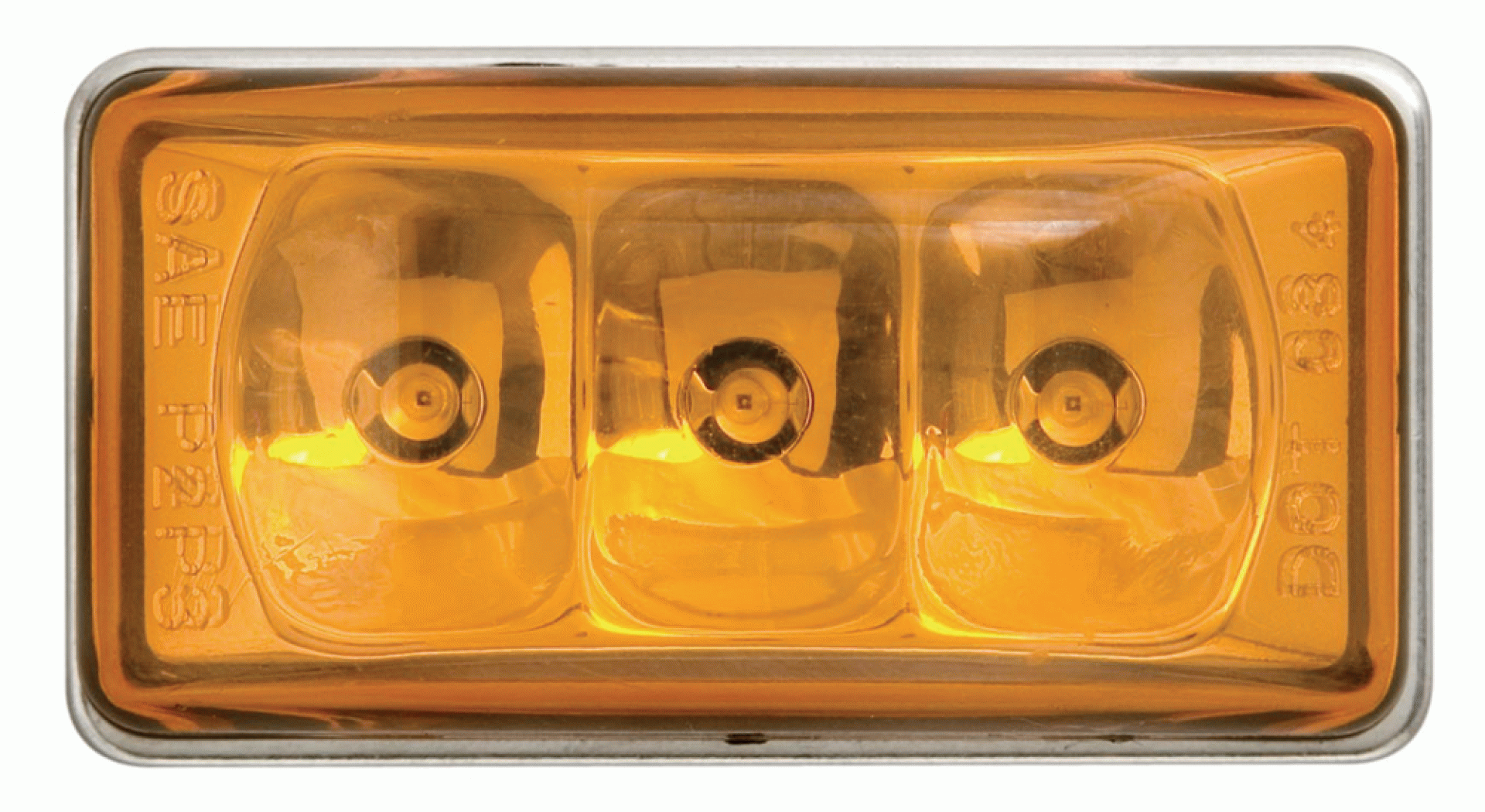 OPTRONICS INTERNATIONAL LLC | MCL95AS | SIDE MARKER/CLEARANCE LIGHT STUD MOUNT LED AMBER STAINLESS STEEL BASE