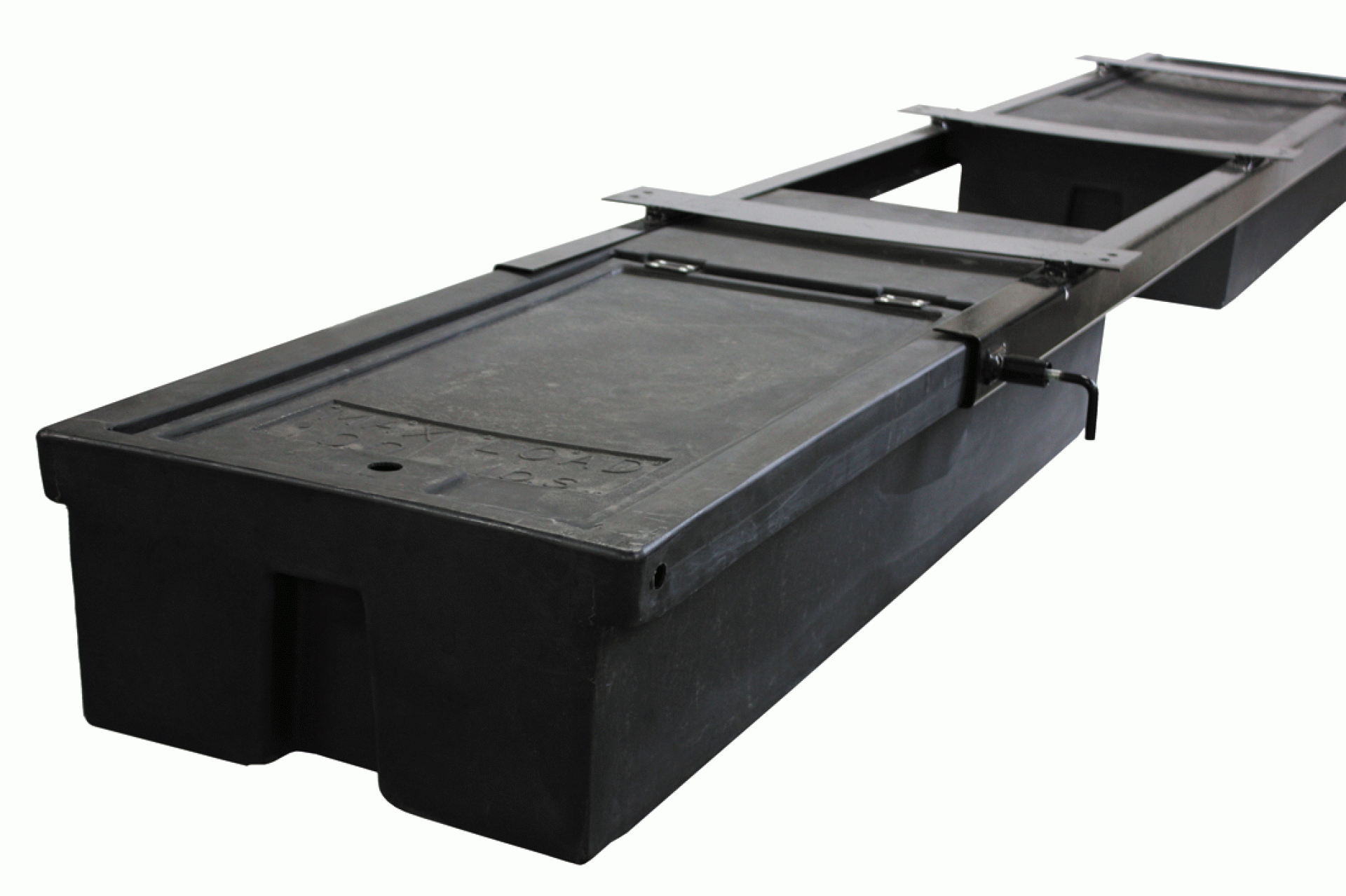Lippert Components | 175180 | Underchassis Storage Container - Double - No Tire Carrier - 96"