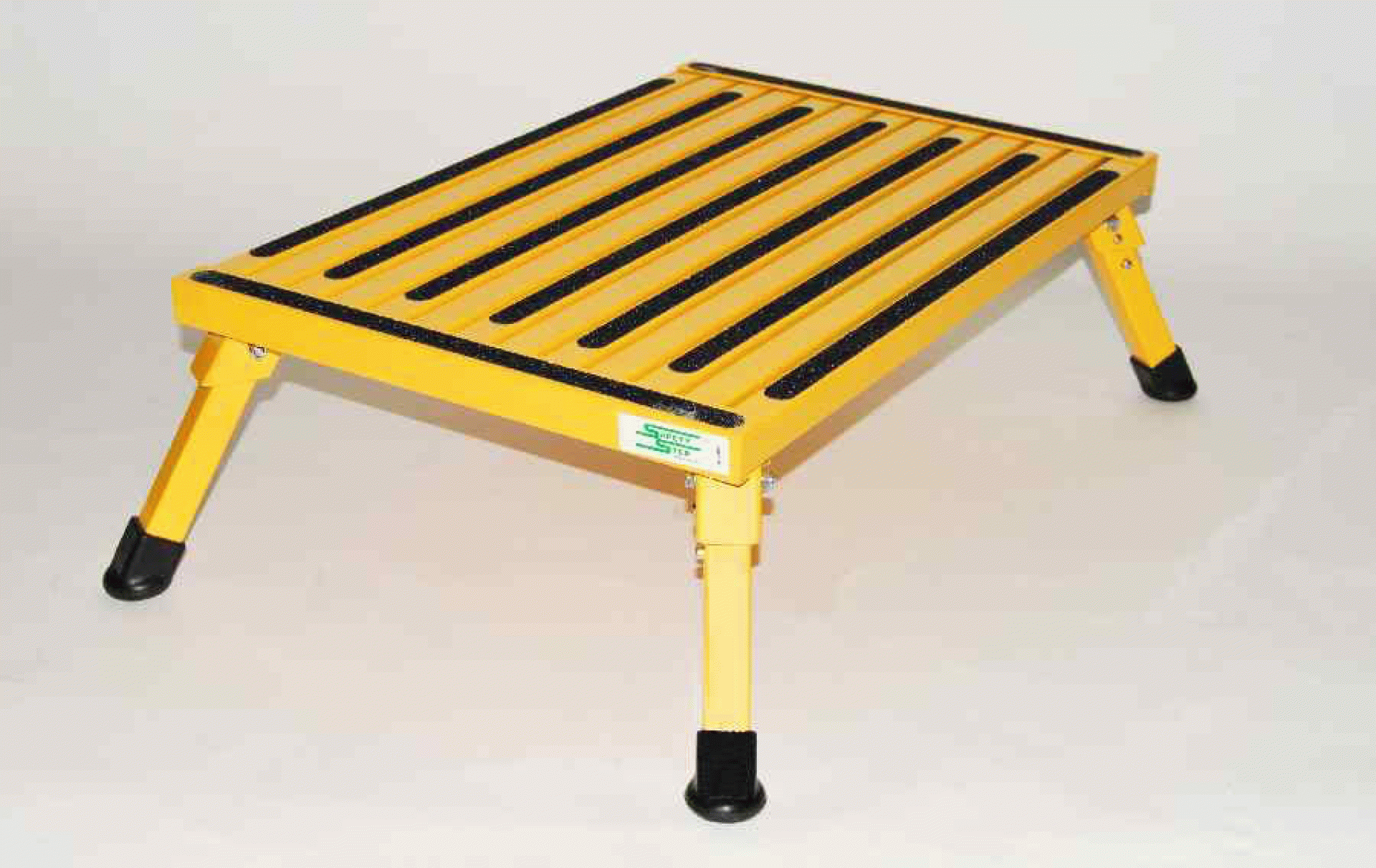 SAFETY STEP | F-08C-Y | Large folding platform step Yellow