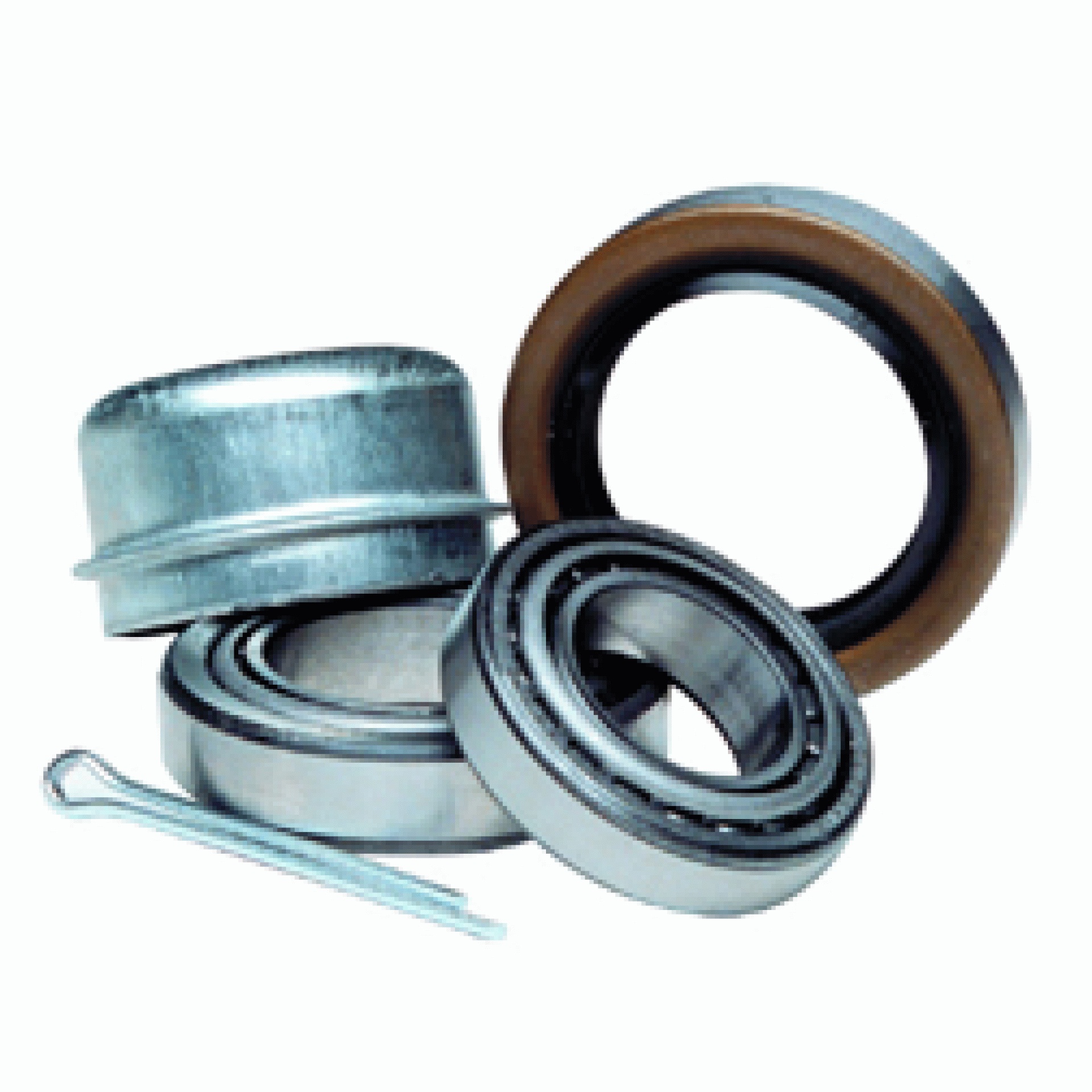 Dexter Marine | K71-G02-36 | Bearing Kit 1-1/4 Inch Straight Spindle With Dust Cap