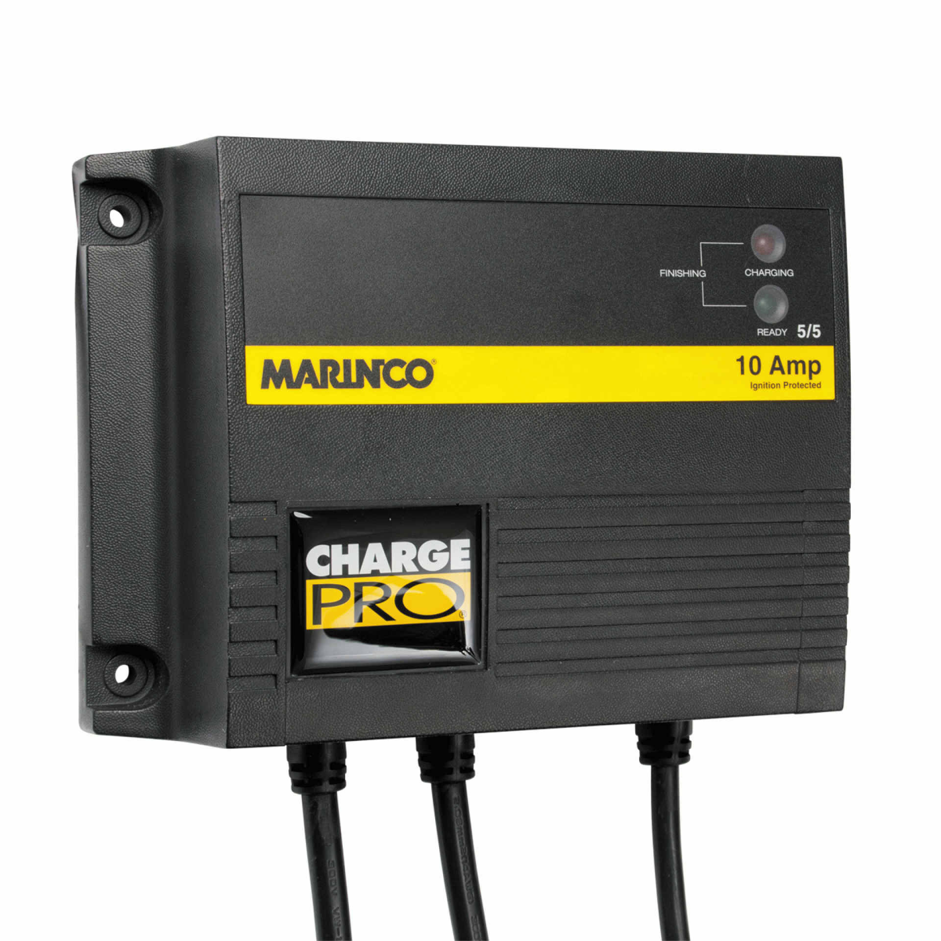 MARINCO | 28210 | CHARGE PRO BATTERY ONBOARD CHARGER 10 AMP 2 OUTPUT 12V/24v