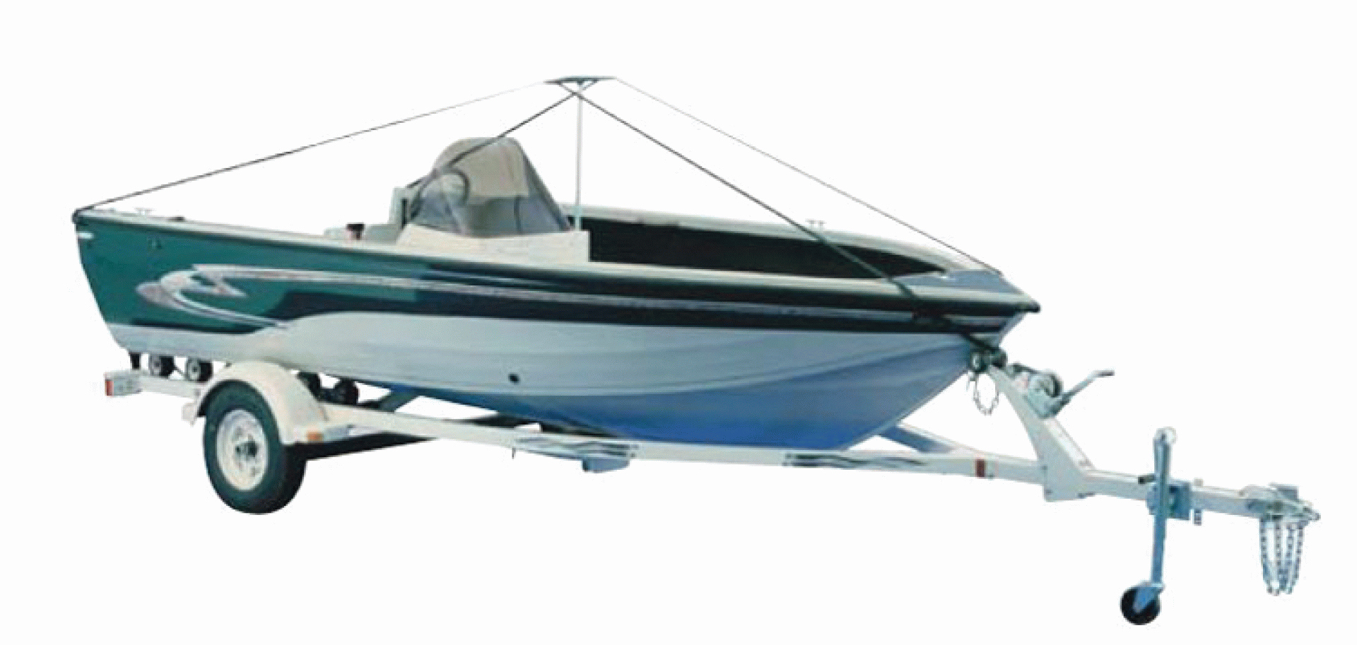 ATTWOOD CORPORATION | 10795-4 | Deluxe Boat Cover Support System - for Boats Up to 19'