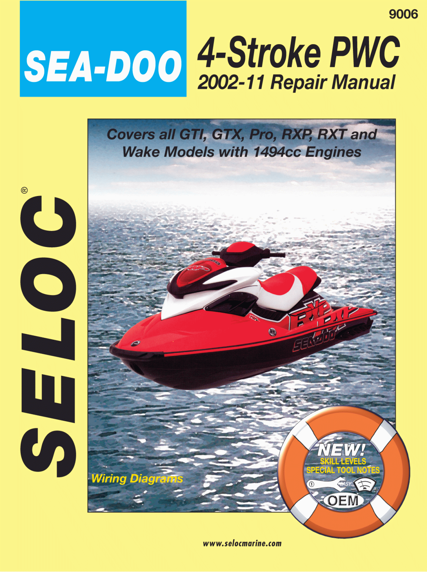 SELOC PUBLISHING | 18-09606 | REPAIR MANUAL Yamaha Personal Watercraft All 4 Strokes 2002-11