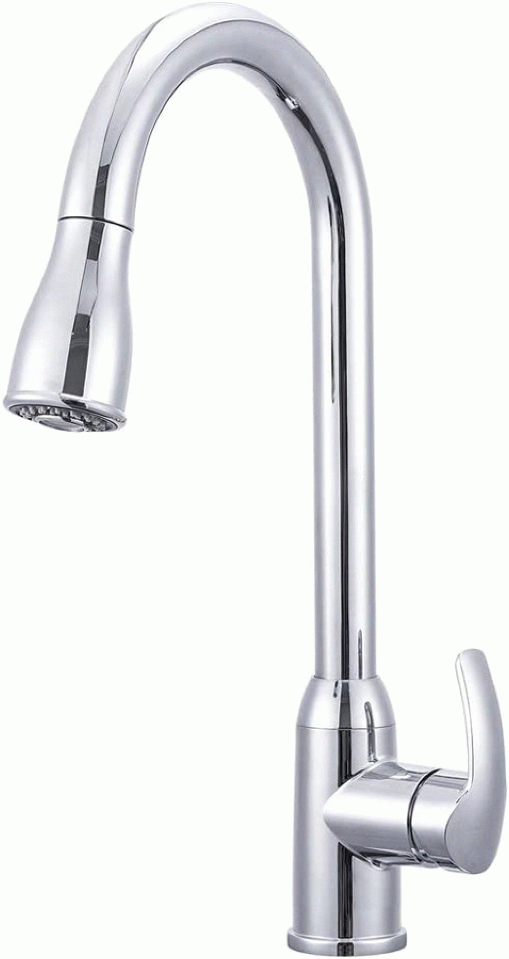 DURA FAUCET | DF-NMK508-CP | Single Handle Pull Down RV Kitchen Faucet