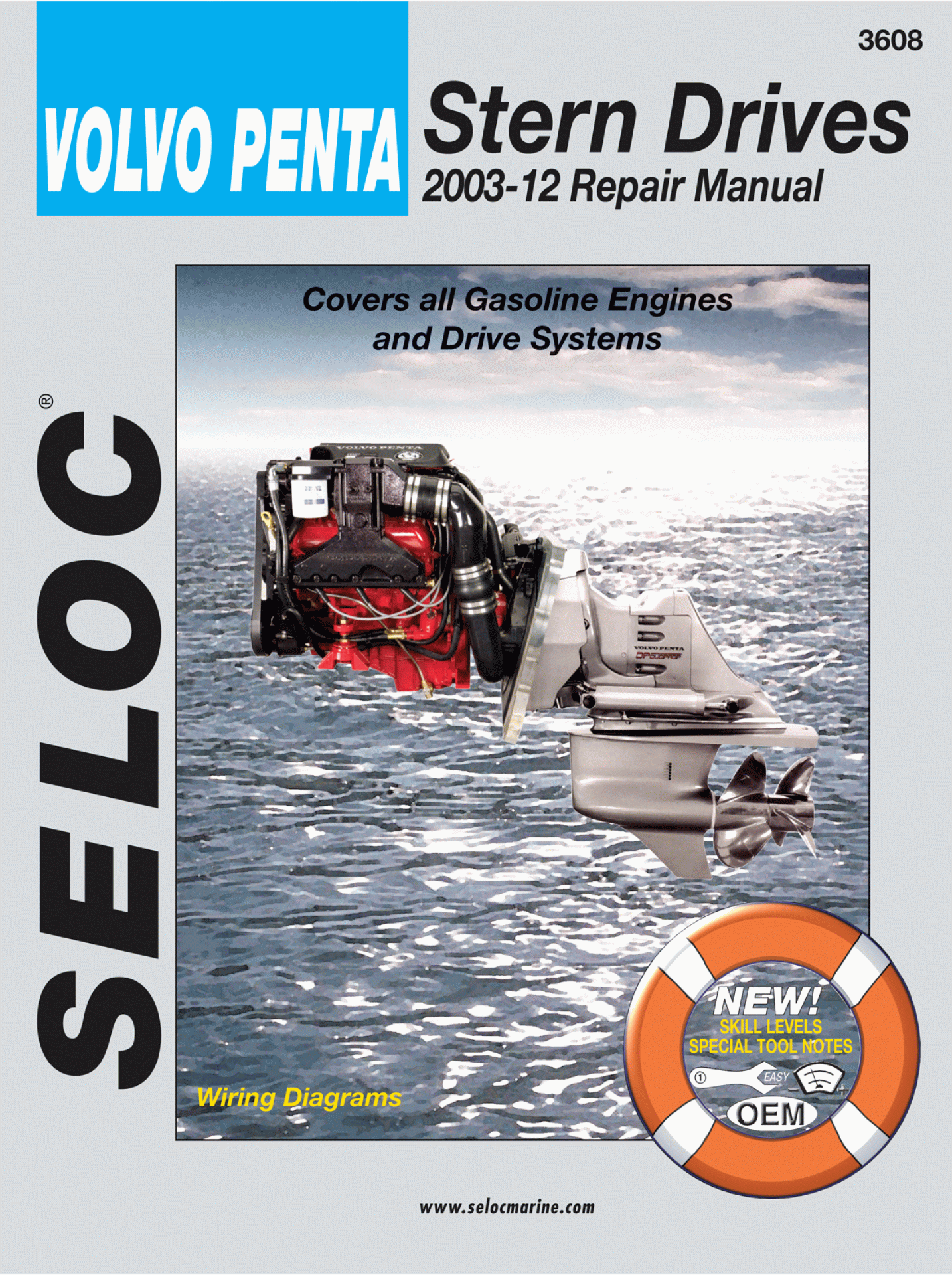 SELOC PUBLISHING | 18-03608 | REPAIR MANUAL Volvo Penta Stern Drive 2003-12