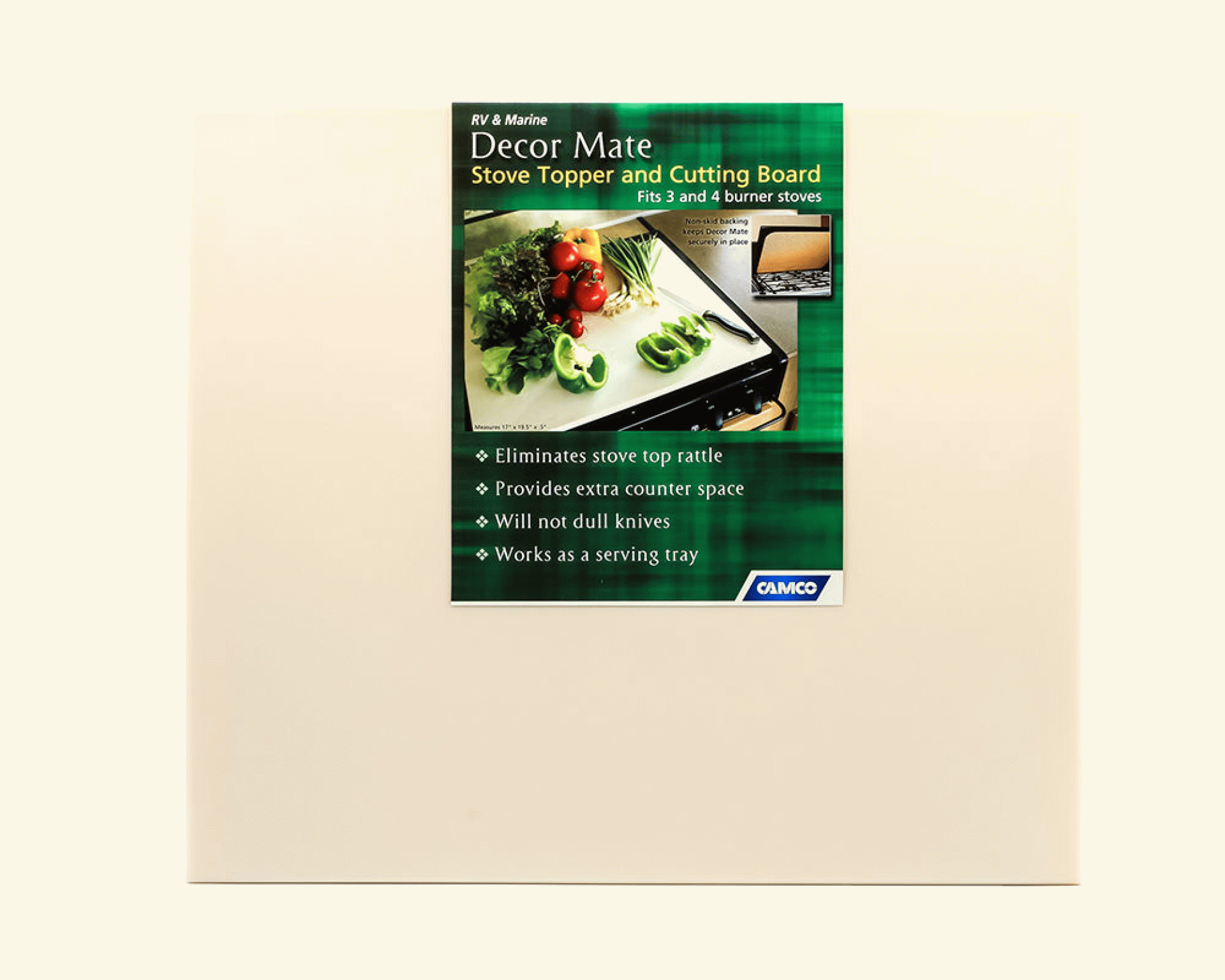 CAMCO MFG INC | 43709 | STOVE TOPPER/ CUTTING BOARD - ALMOND