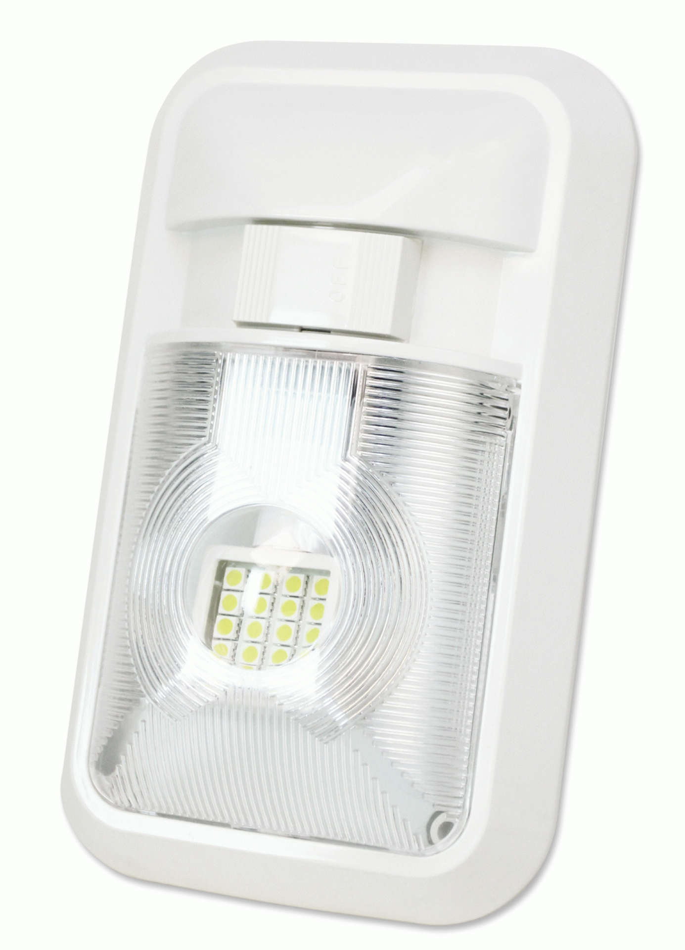 Thin-Lite | LED311-1 | LED Dome Light Single Clear Prismatic Lens