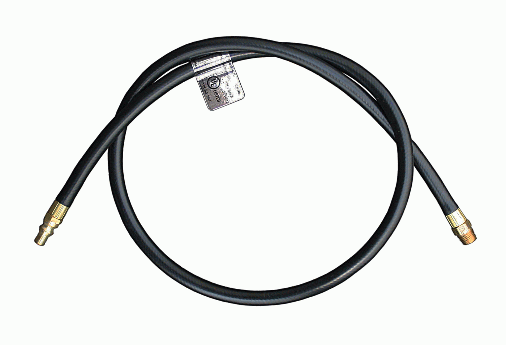 MARSHALL EXCELSIOR COMPANY | MER14TCMPQD-60 | HIGH PRESSURE HOSE 1/4" ID 60" 1/4" MNPT X MALE QUICK DISCONNECT NIPPLE