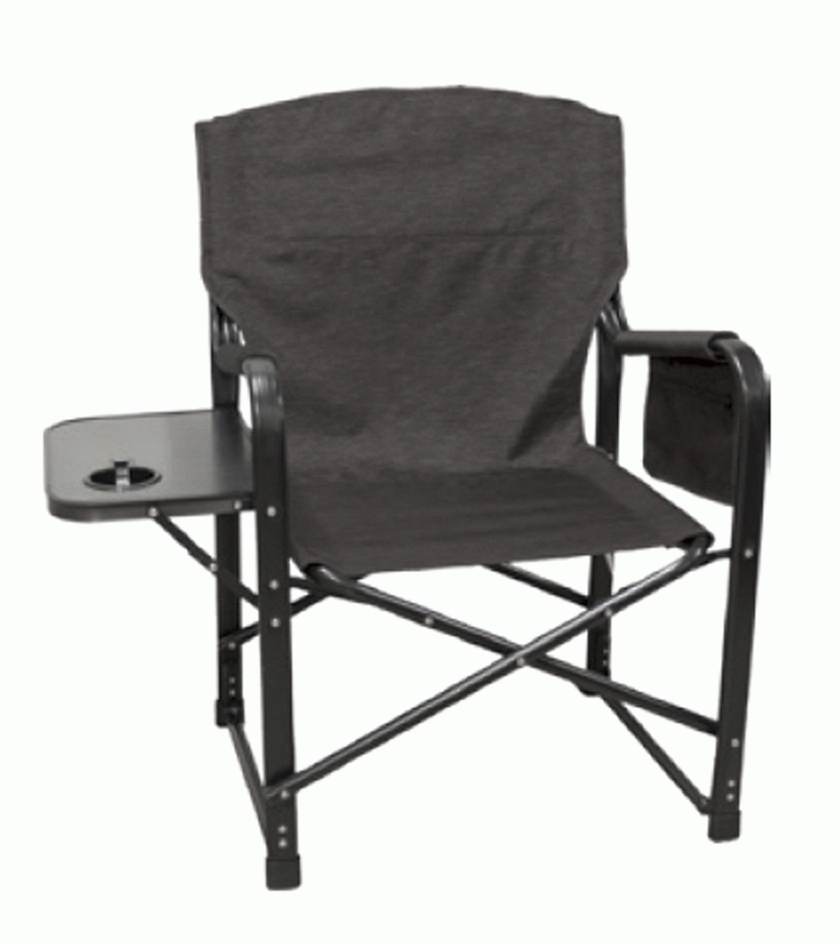 KUMA OUTDOOR GEAR | 431-KM-BPCH-CB | Bear Paws Chair with Sidetable Carbon Black