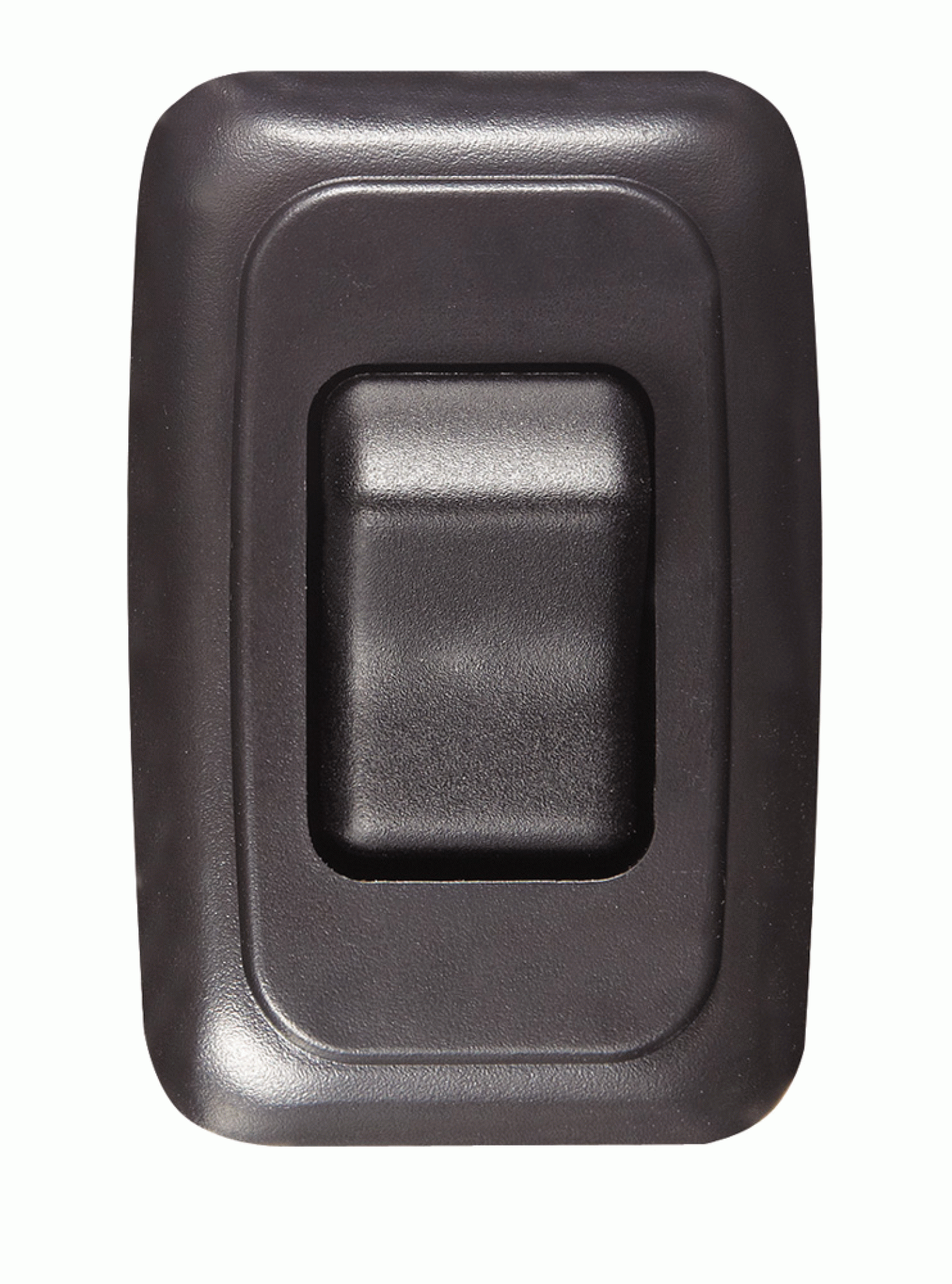 RV DESIGNER COLLECTION | S521 | Contoured Wall Switch Black Single On/Off SPST