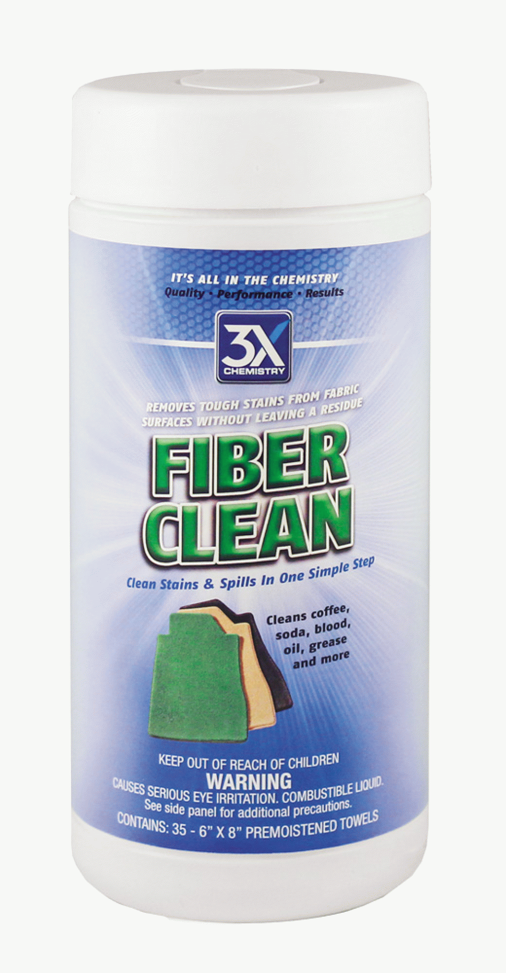 DIRECT LINE INDUSTRIES | 128 | FIBER CLEAN SPOTTER TOWELS - 35 Towels/Pk