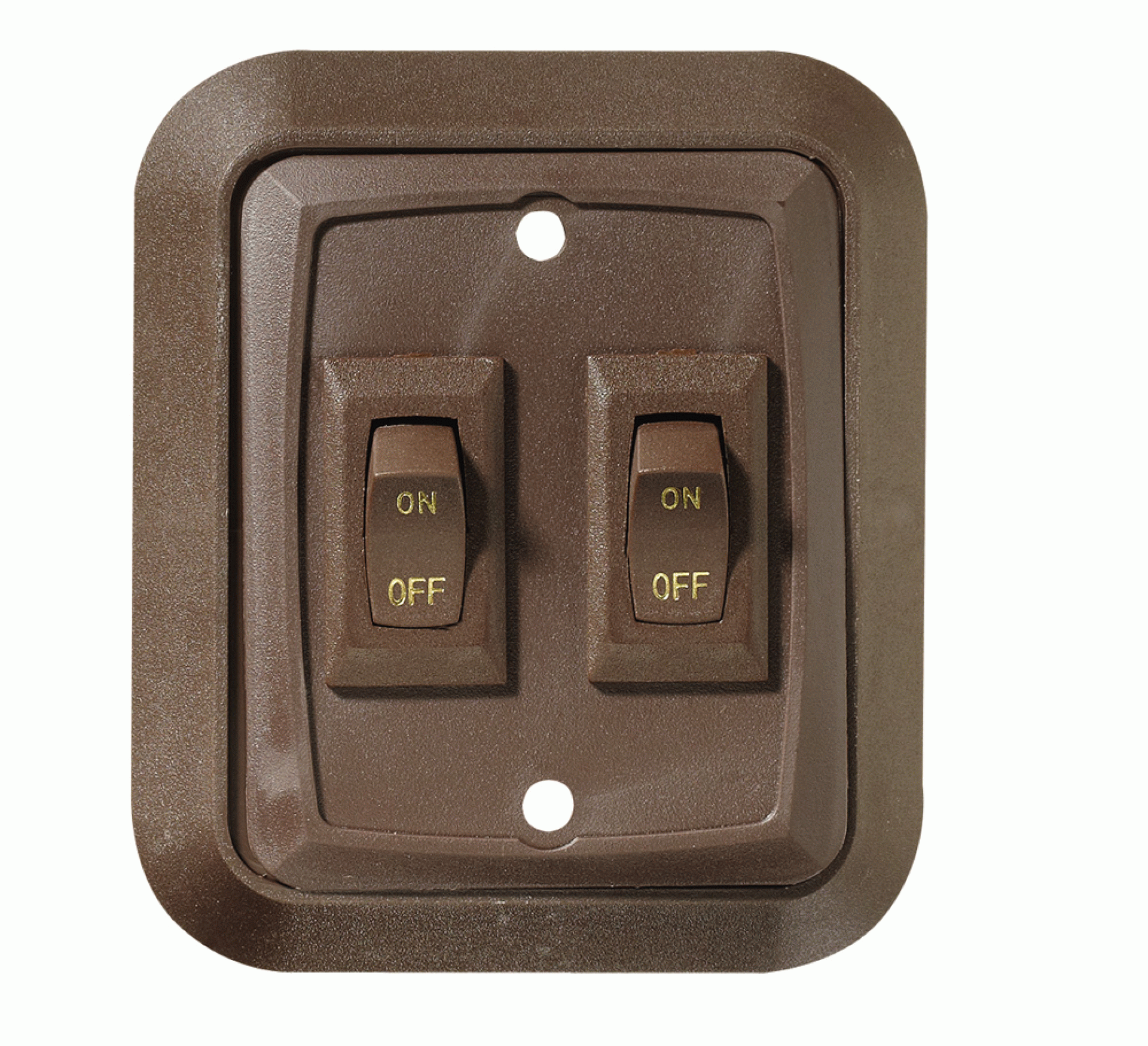 RV DESIGNER COLLECTION | S655 | Wall Plate Switch Double On/Off SPST
