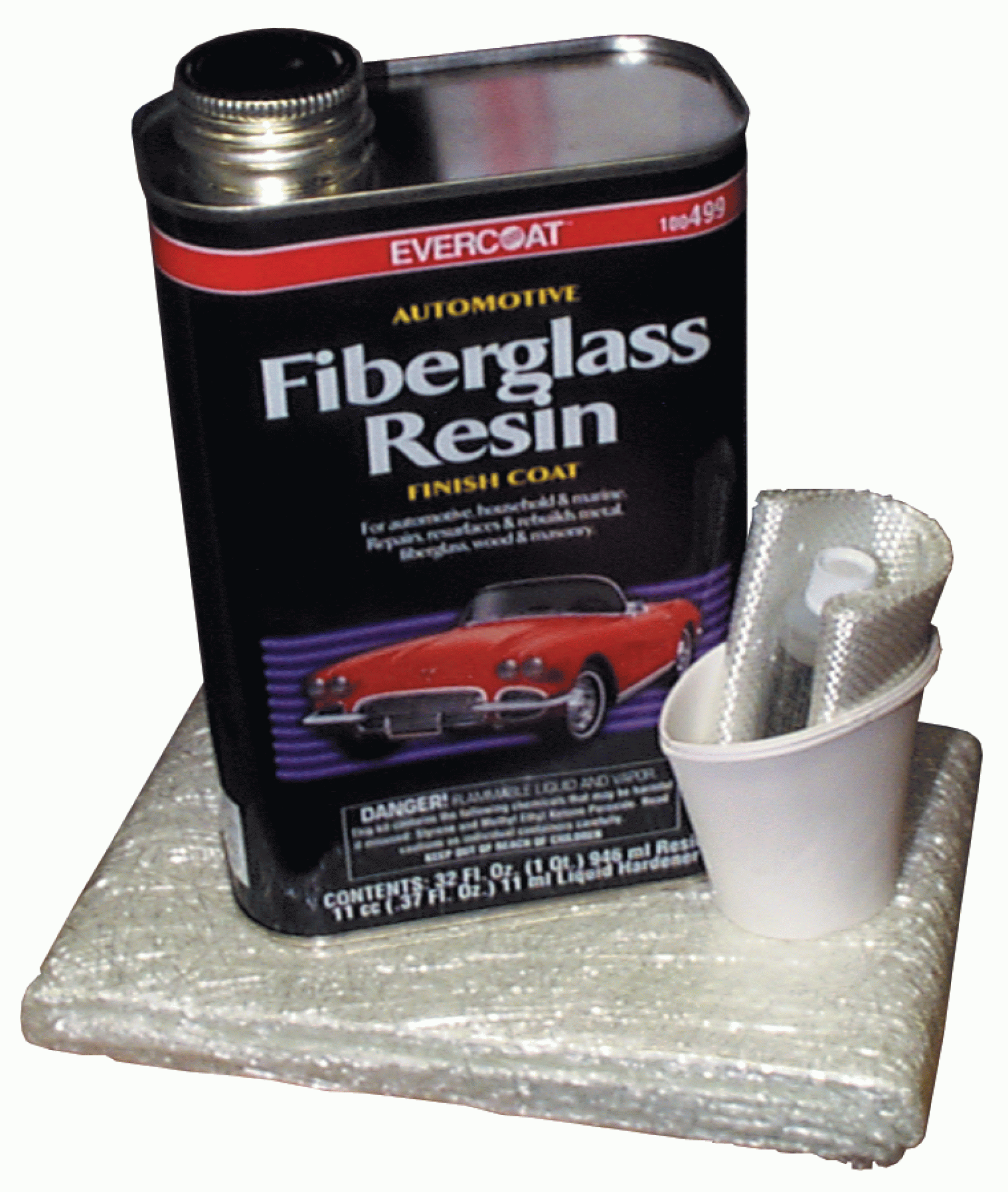 FIBRE GLASS EVERCOAT CO | 100370 | FIBERGLASS REPAIR KIT - 1 Quart KIT
